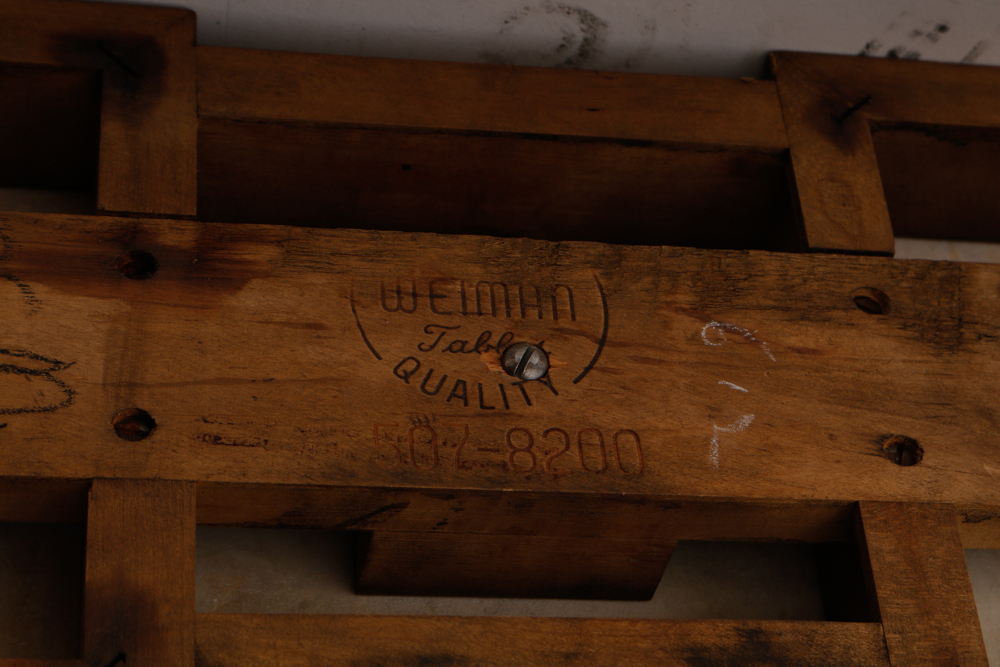 A Vintage Weiman Marble Top Stand