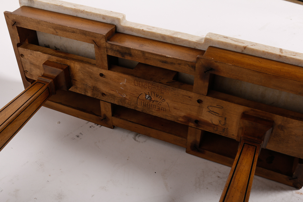 A Vintage Weiman Marble Top Stand