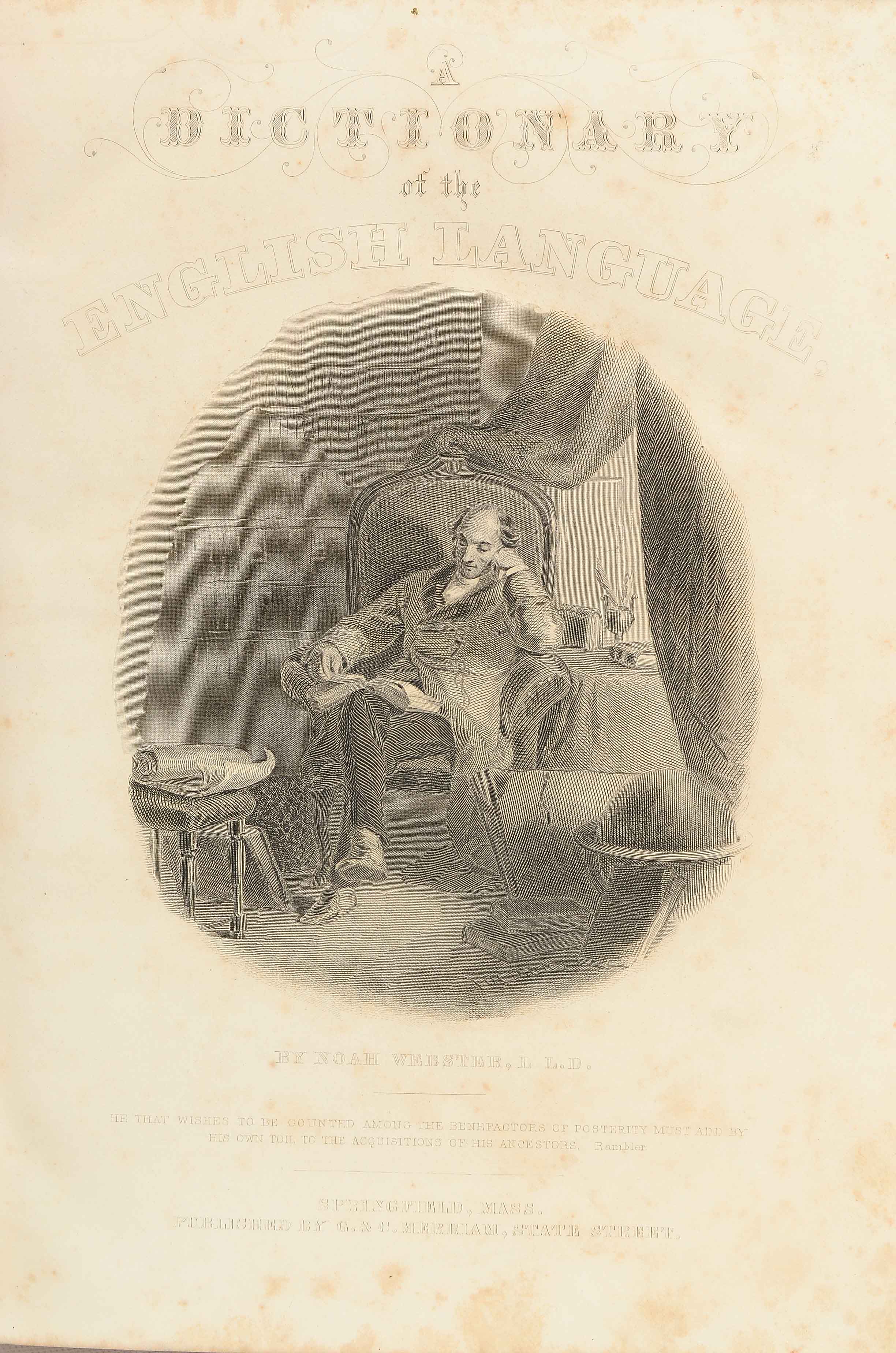 Antique Webster's Dictionary