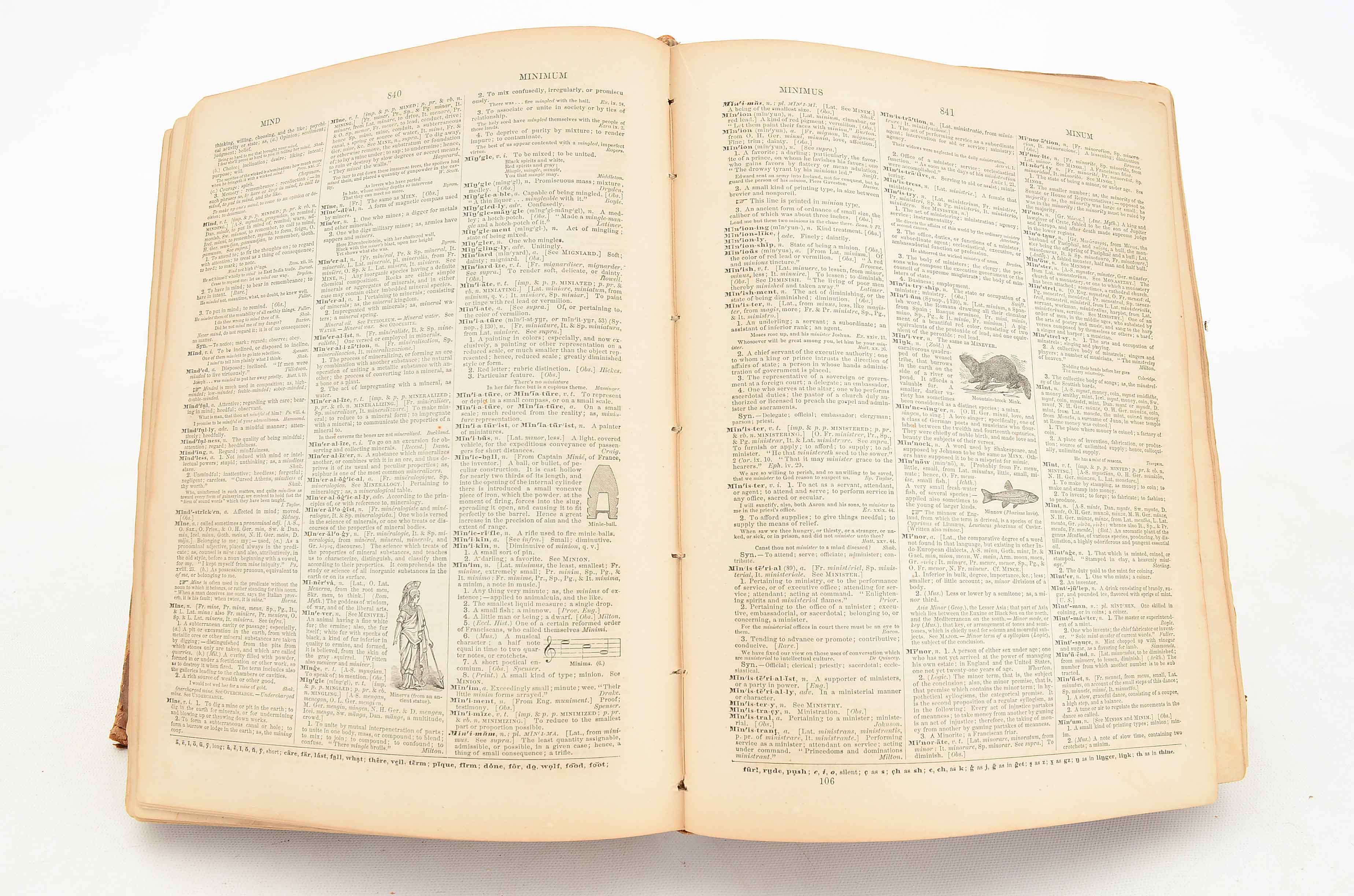 Antique Webster's Dictionary