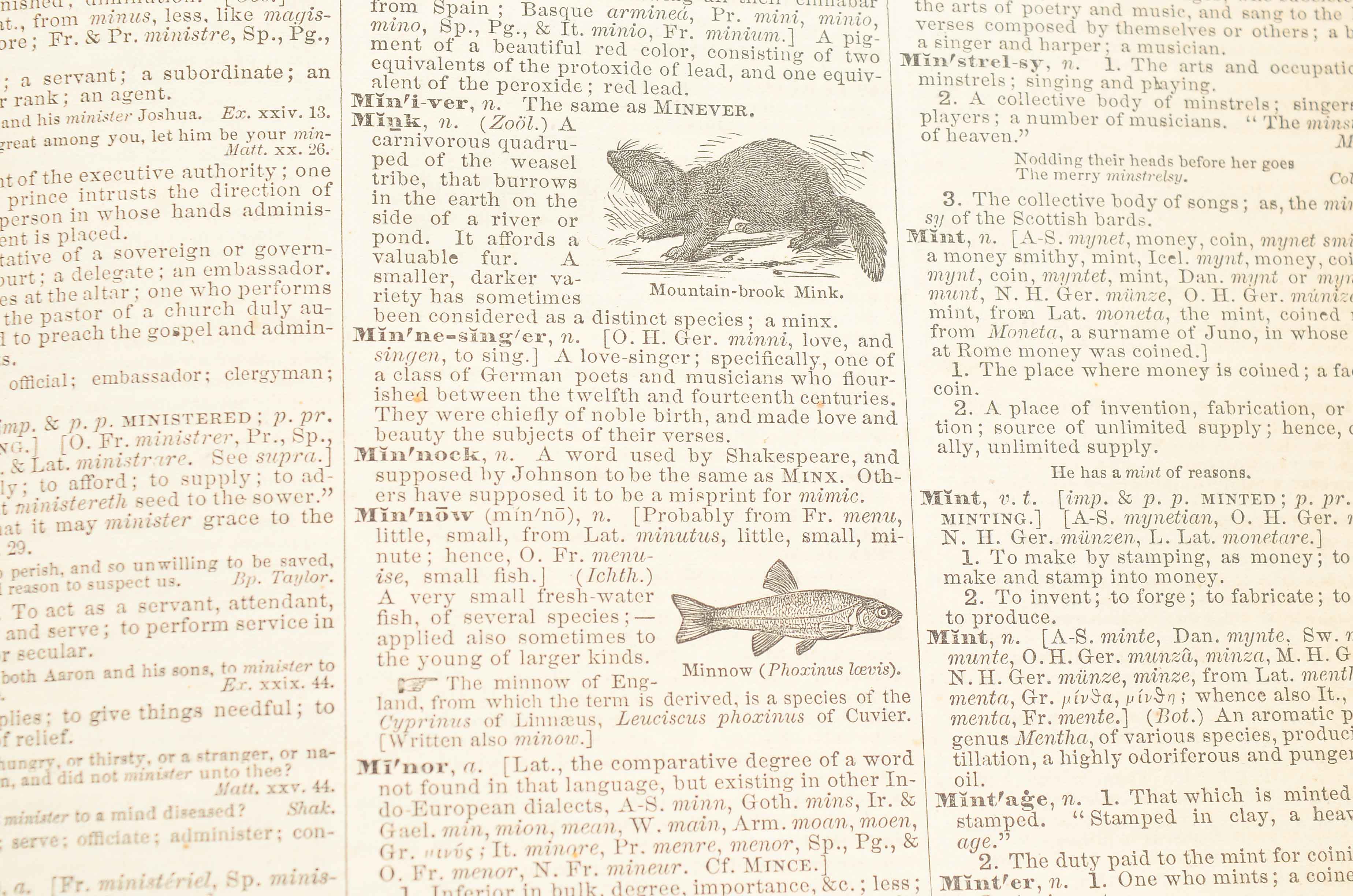 Antique Webster's Dictionary