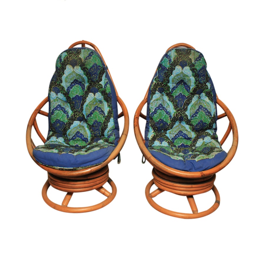 Swivel Papasan Chairs