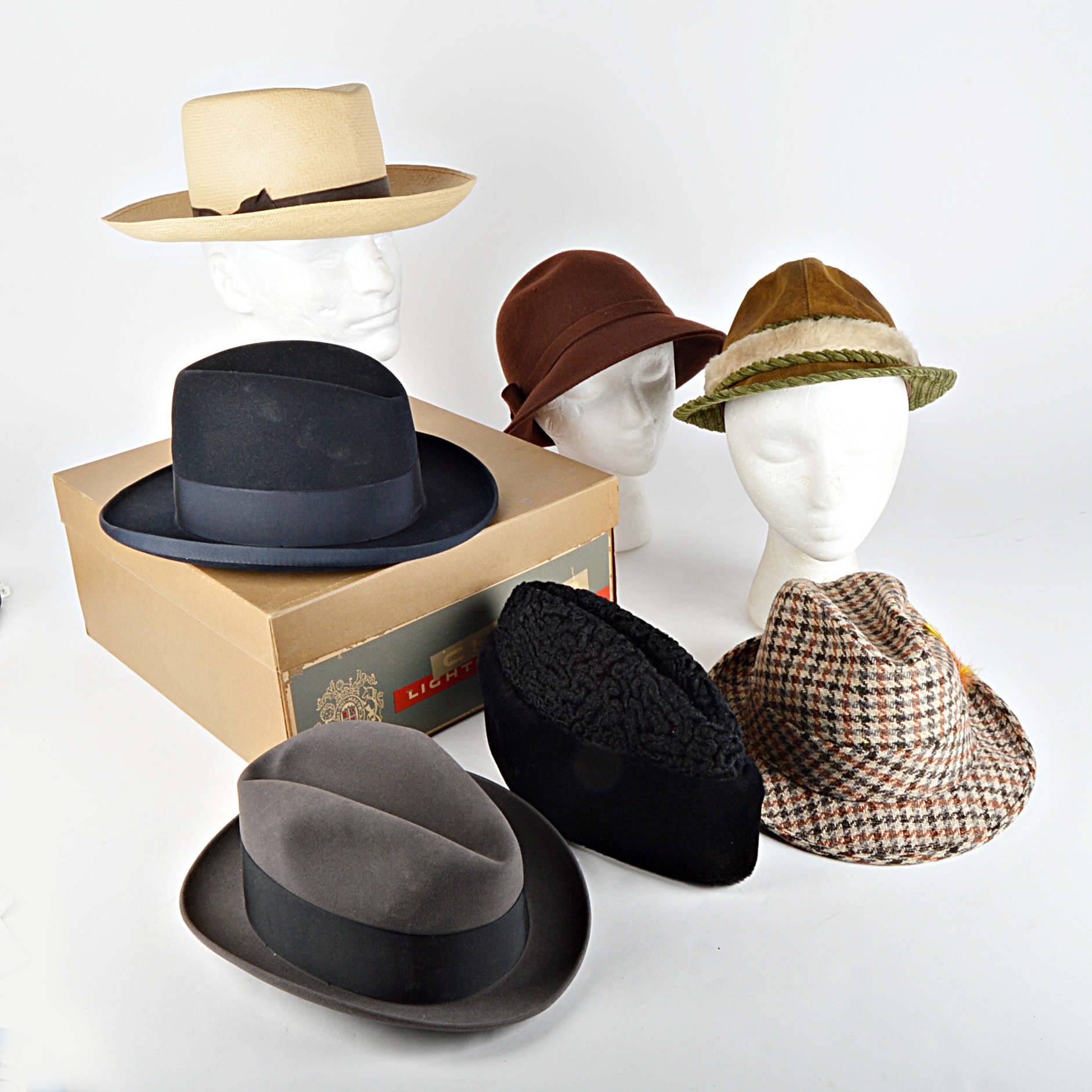 Vintage Men's and Women's Hats