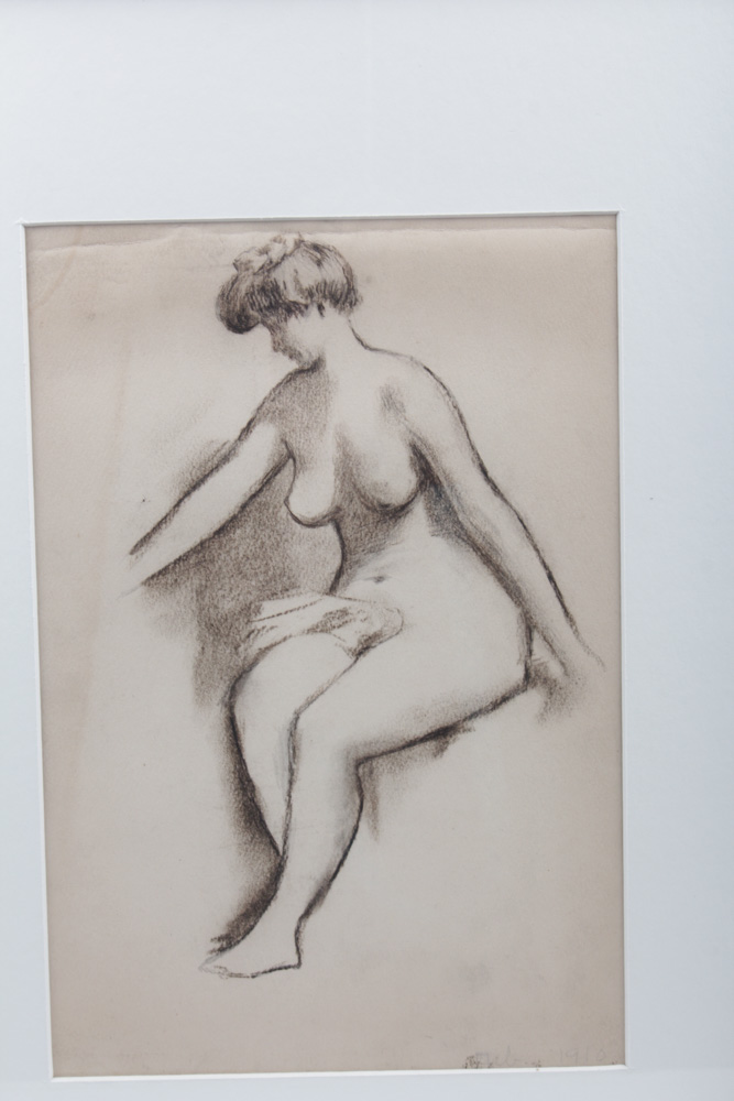 Conn Baker Drawing of Nude Figure