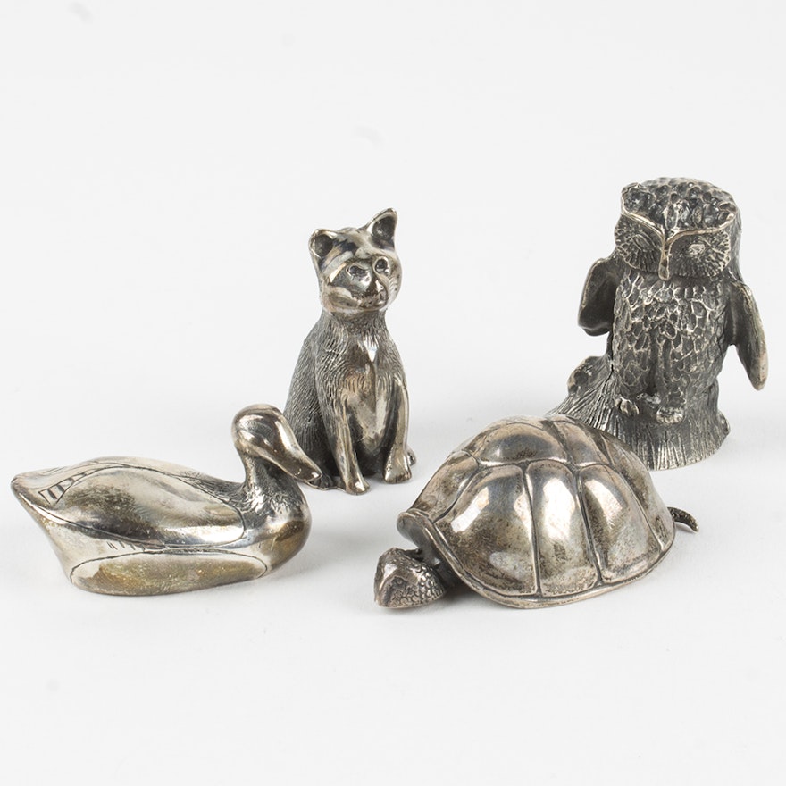 Stieff Sterling Silver Animal Figurines
