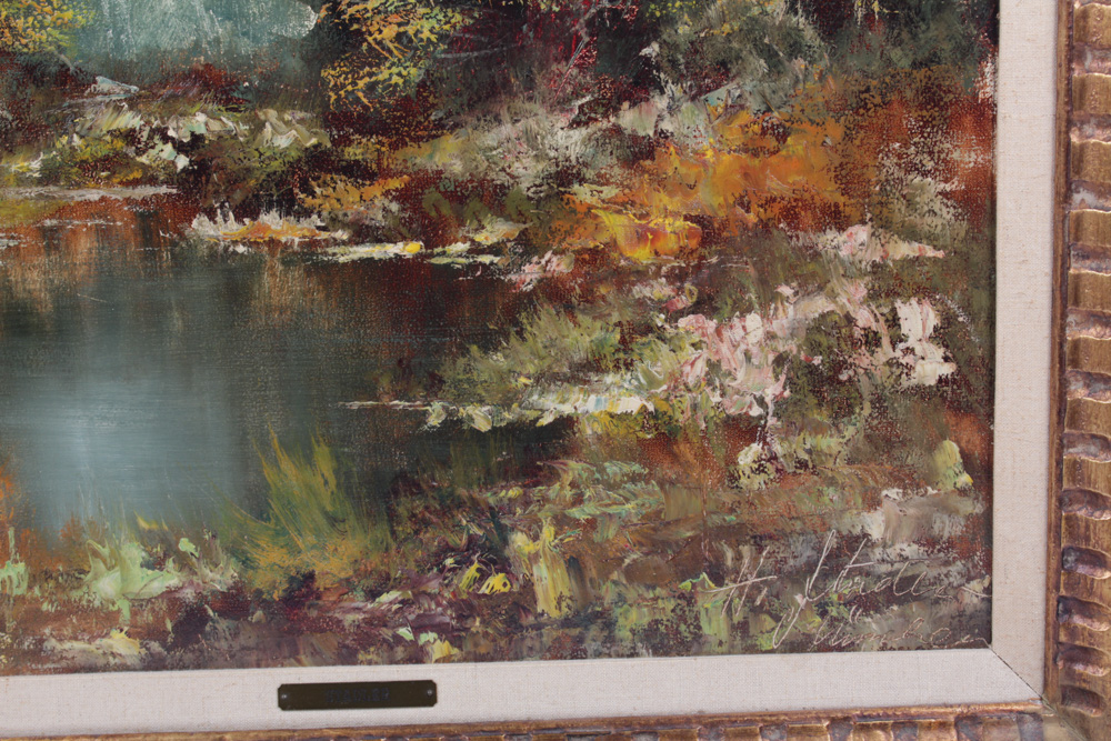 H. Stadler Original Oil Painting