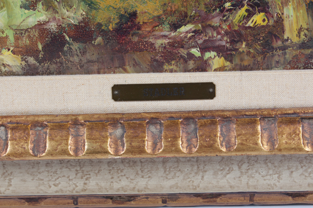 H. Stadler Original Oil Painting