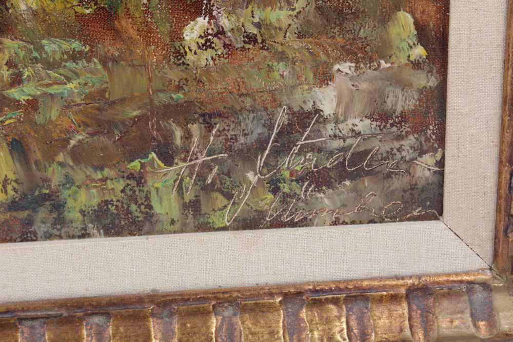 H. Stadler Original Oil Painting