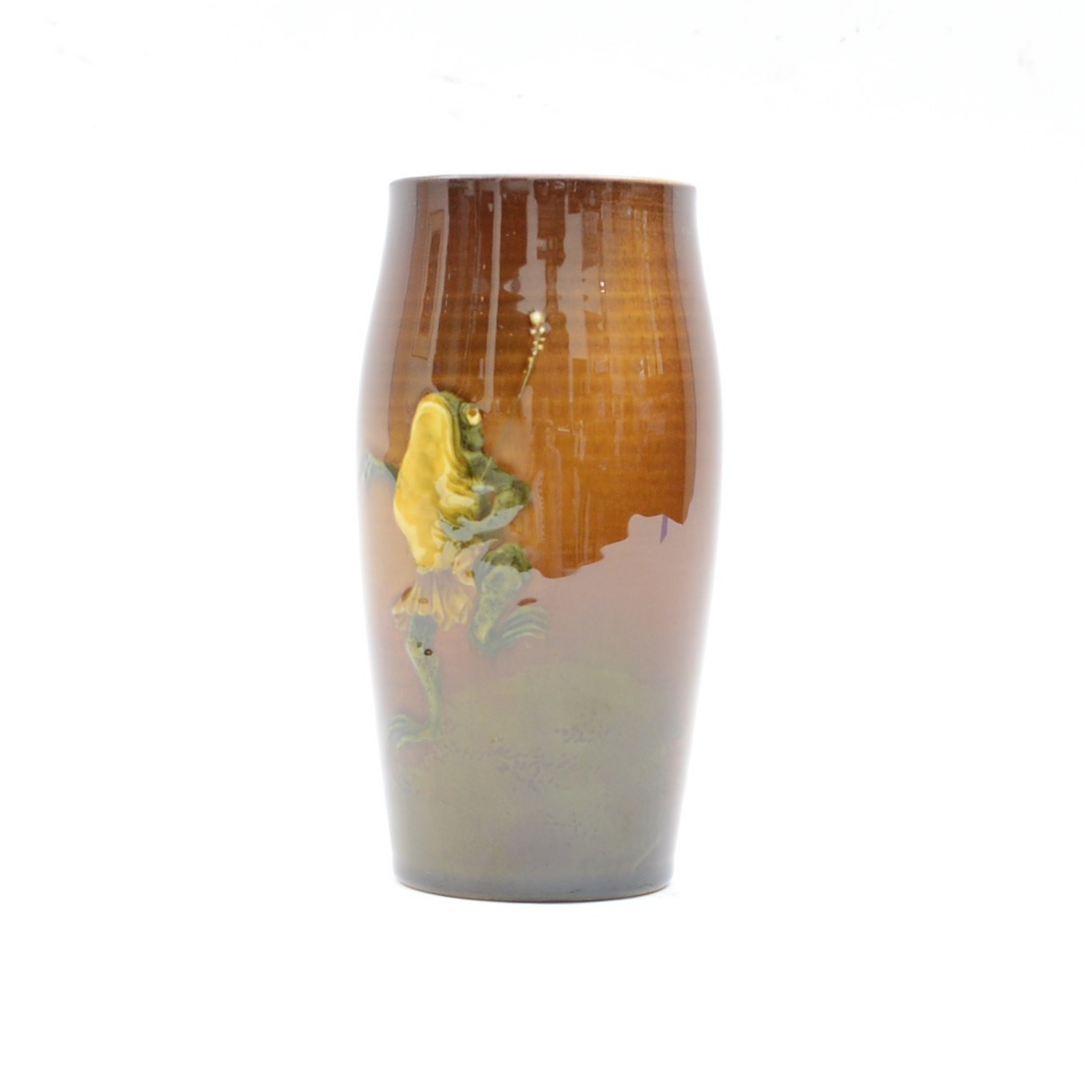 1888 Artist Signed Albert Valentin Rookwood "Frog" Mug