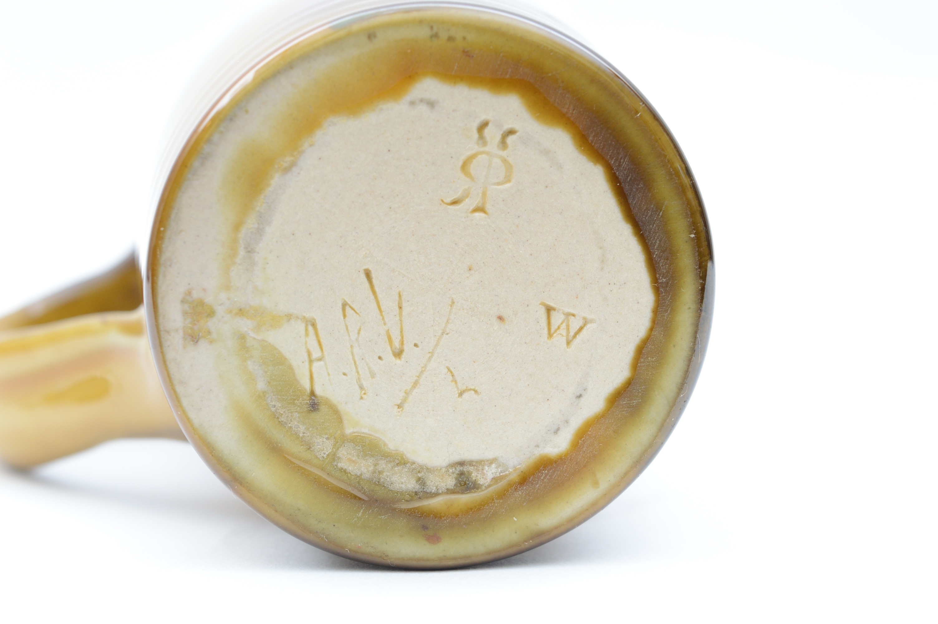 1888 Artist Signed Albert Valentin Rookwood "Frog" Mug