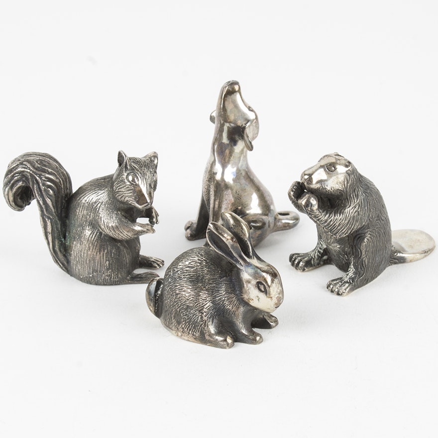 Stieff Sterling Silver Animal Figurines