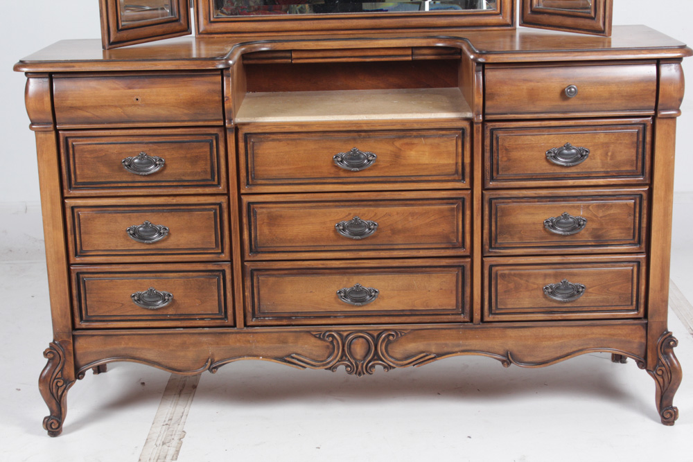 Oakwood Interiors Mirrored Dresser