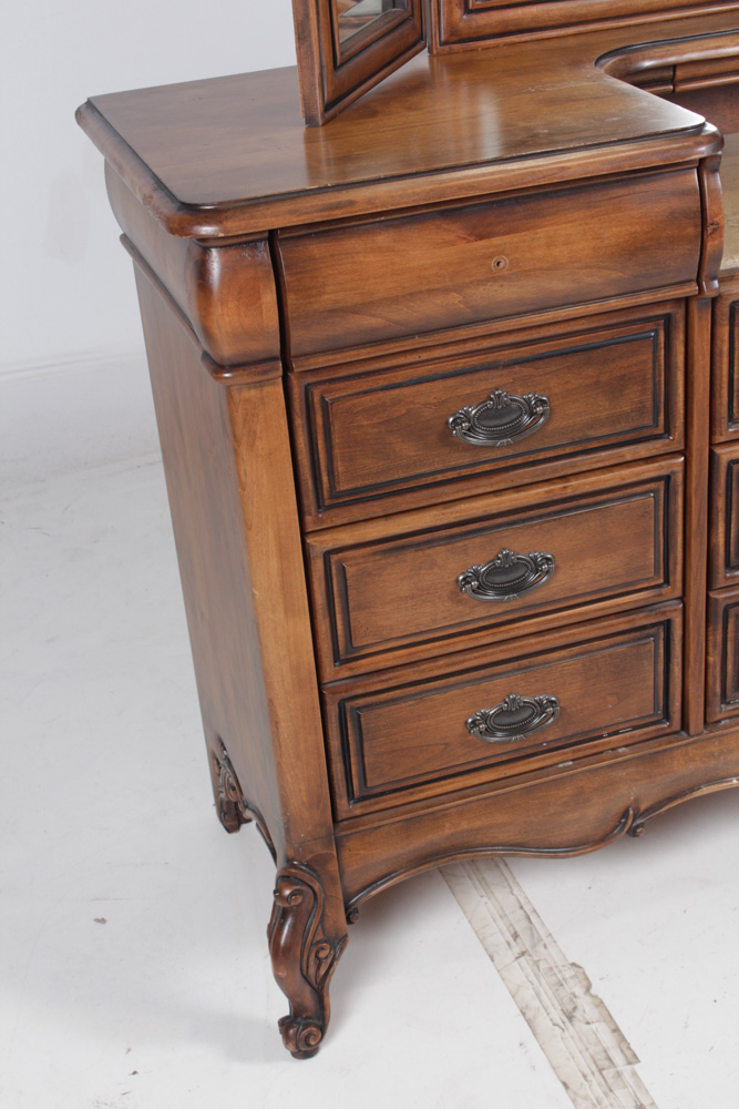 Oakwood Interiors Mirrored Dresser