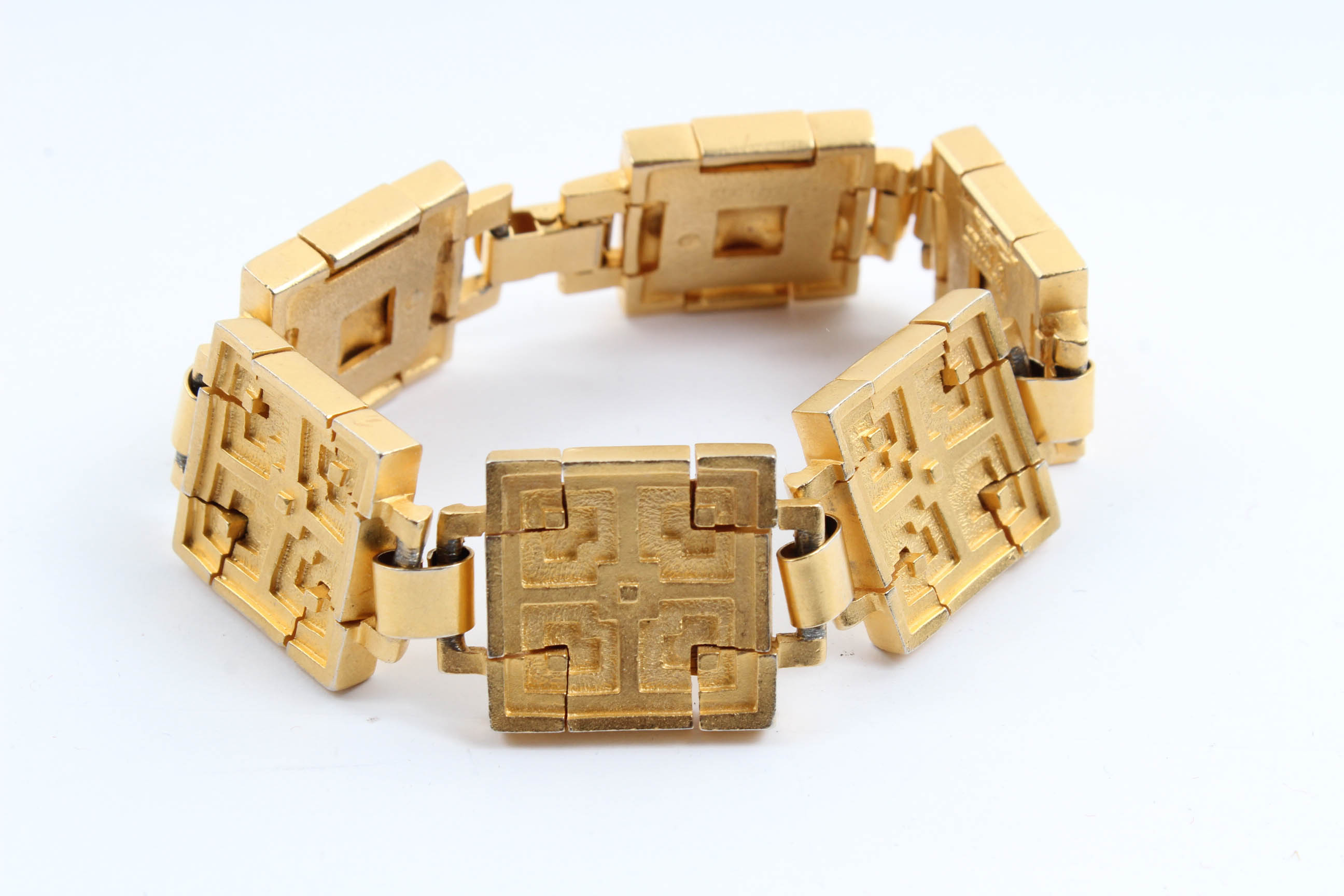 MMA Frank Lloyd Wright Inspired Earrings and Bracelet