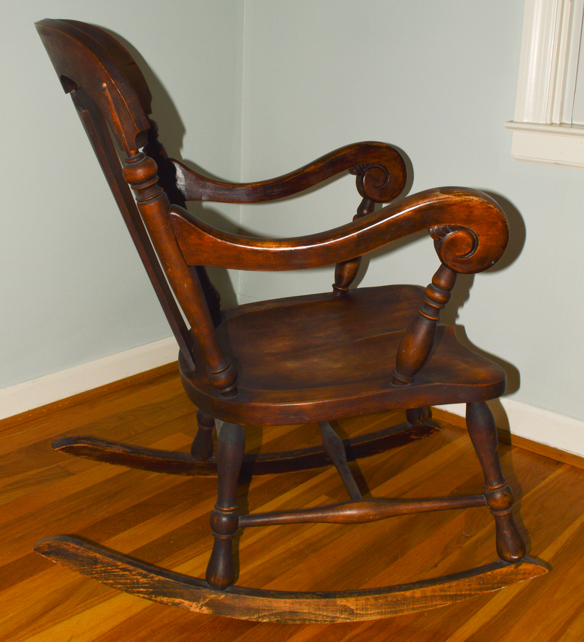 Antique Rocking Chair by Sikes Chair Company