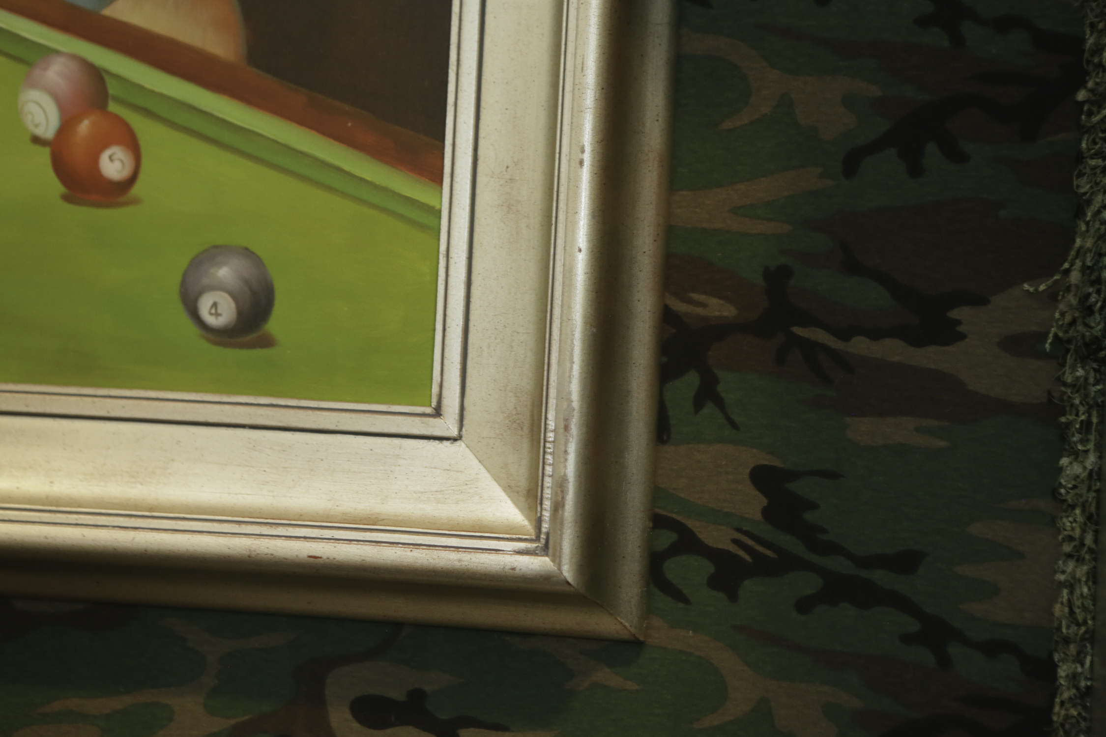 Copy Oil Painting After Arthur Sarnoff's "The Hustler"