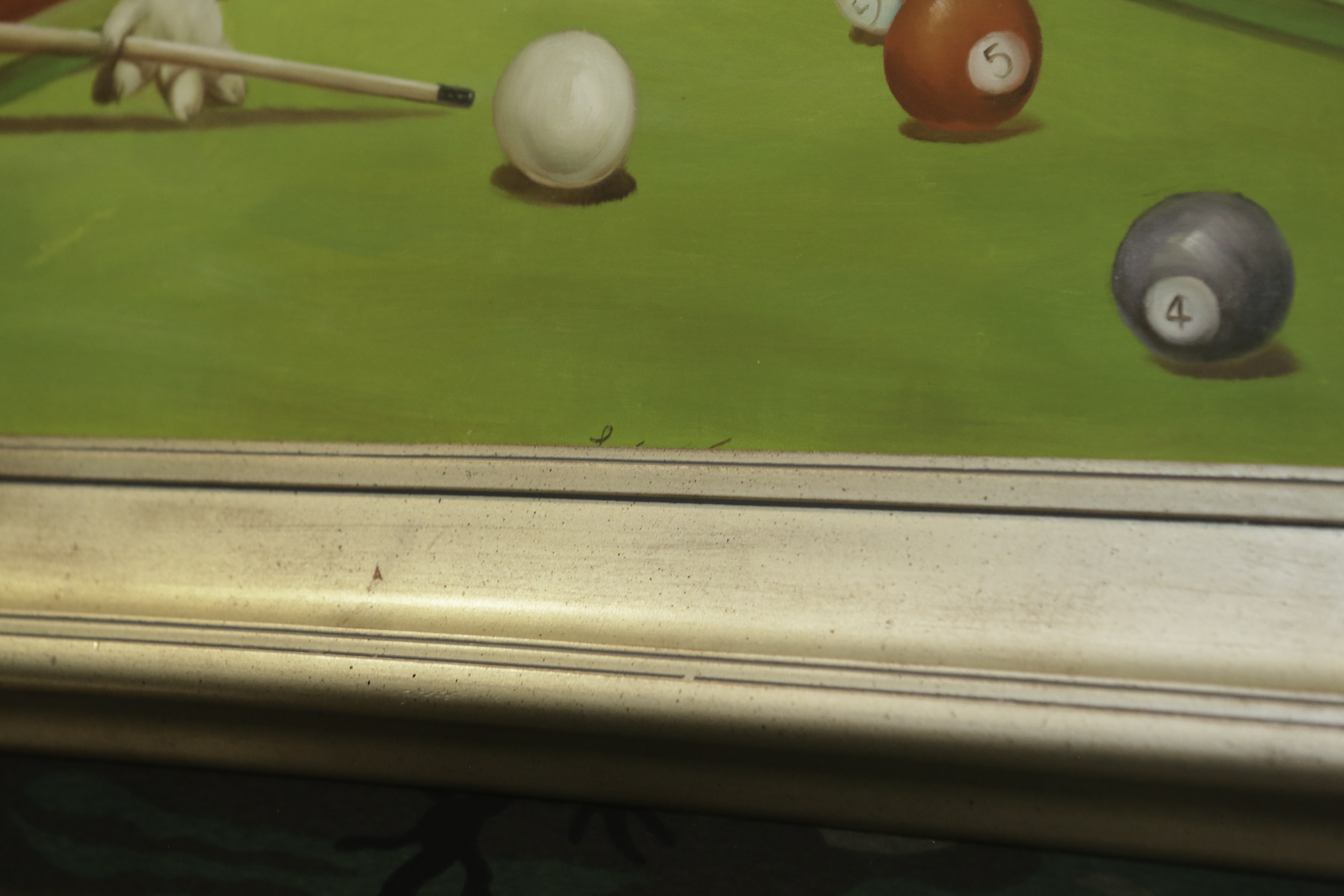 Copy Oil Painting After Arthur Sarnoff's "The Hustler"