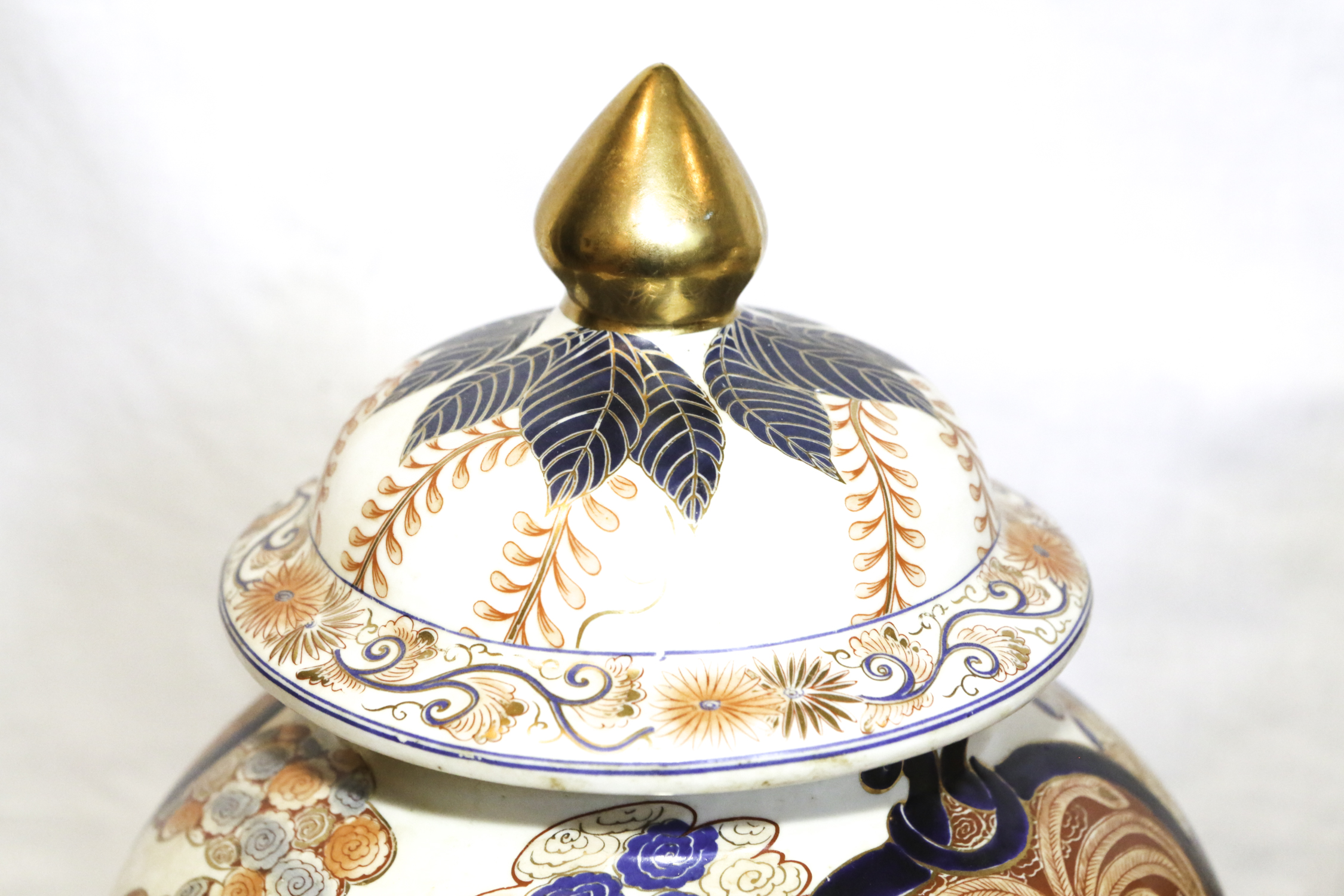 Japanese Imari Style Porcelain Ginger Jars