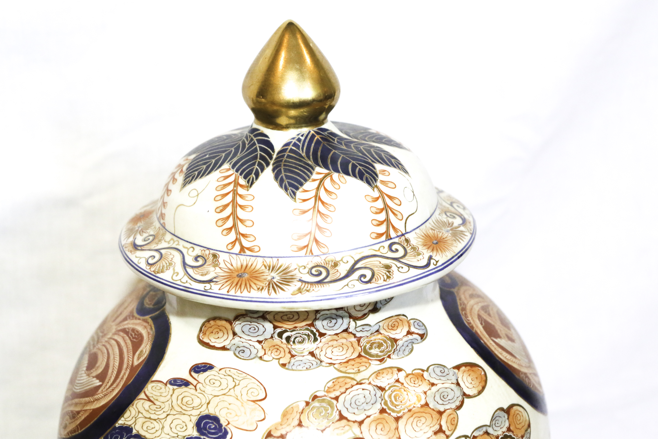 Japanese Imari Style Porcelain Ginger Jars