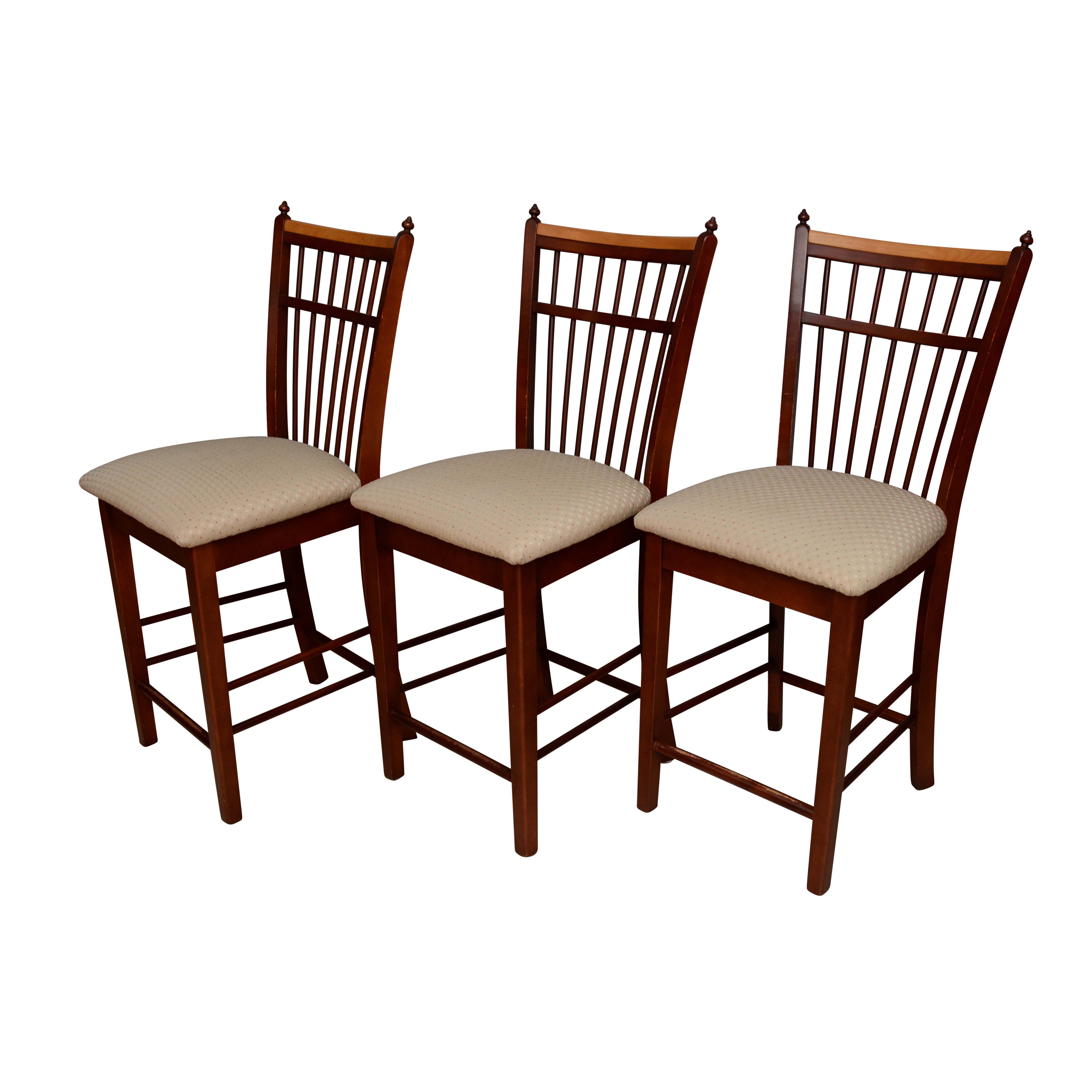 Spindle Back Counter Height Bar Stools