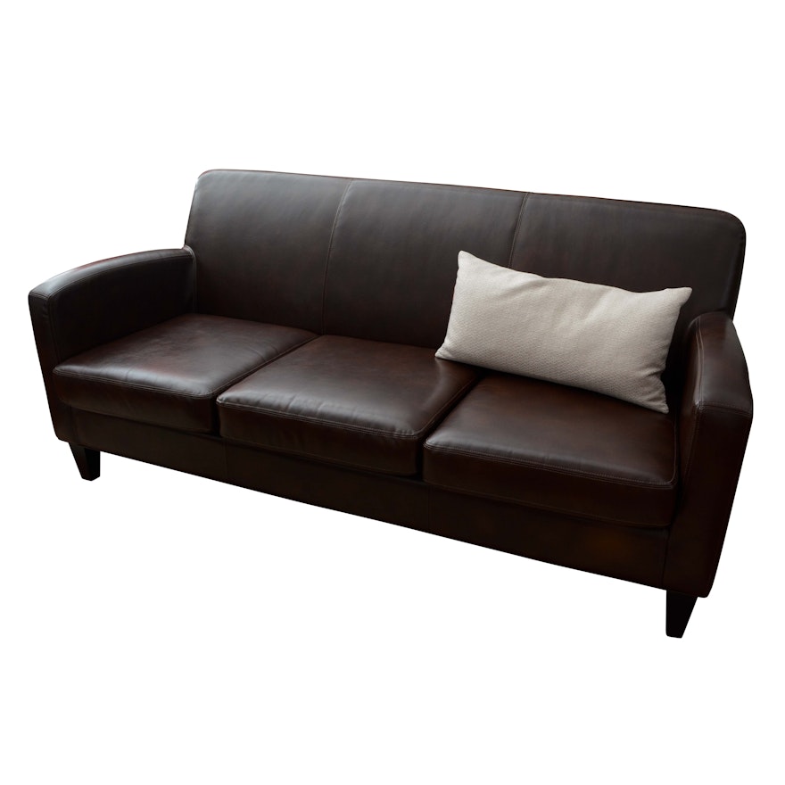 "Jäppling" Faux Leather Sofa by IKEA