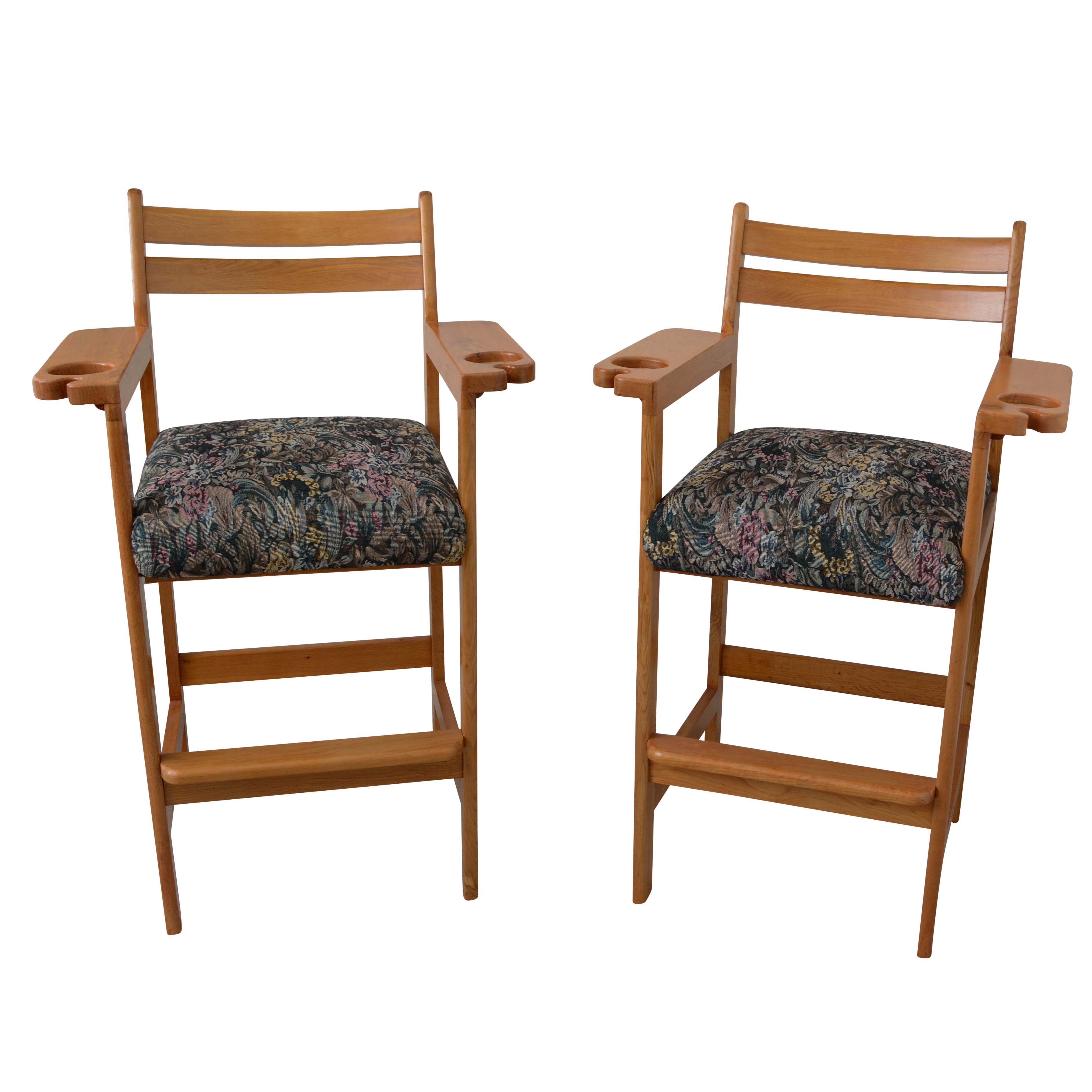 Pair of Contemporary Billiard Game Chairs