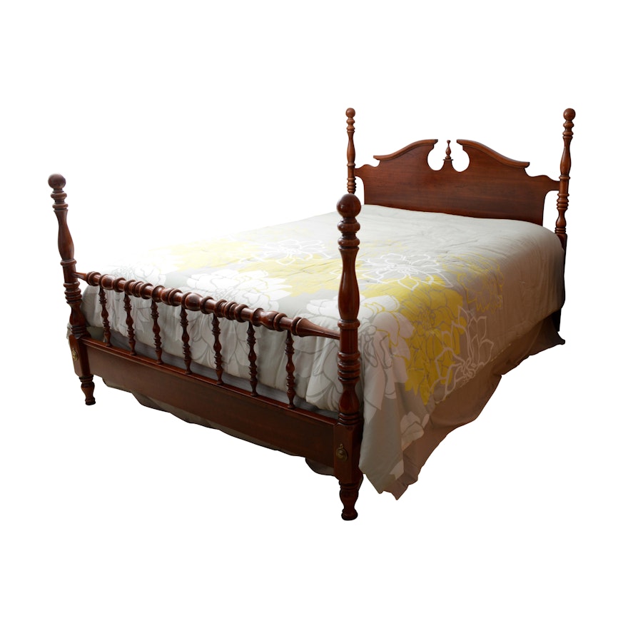 Vintage Colonial Style Queen Size Bed Frame