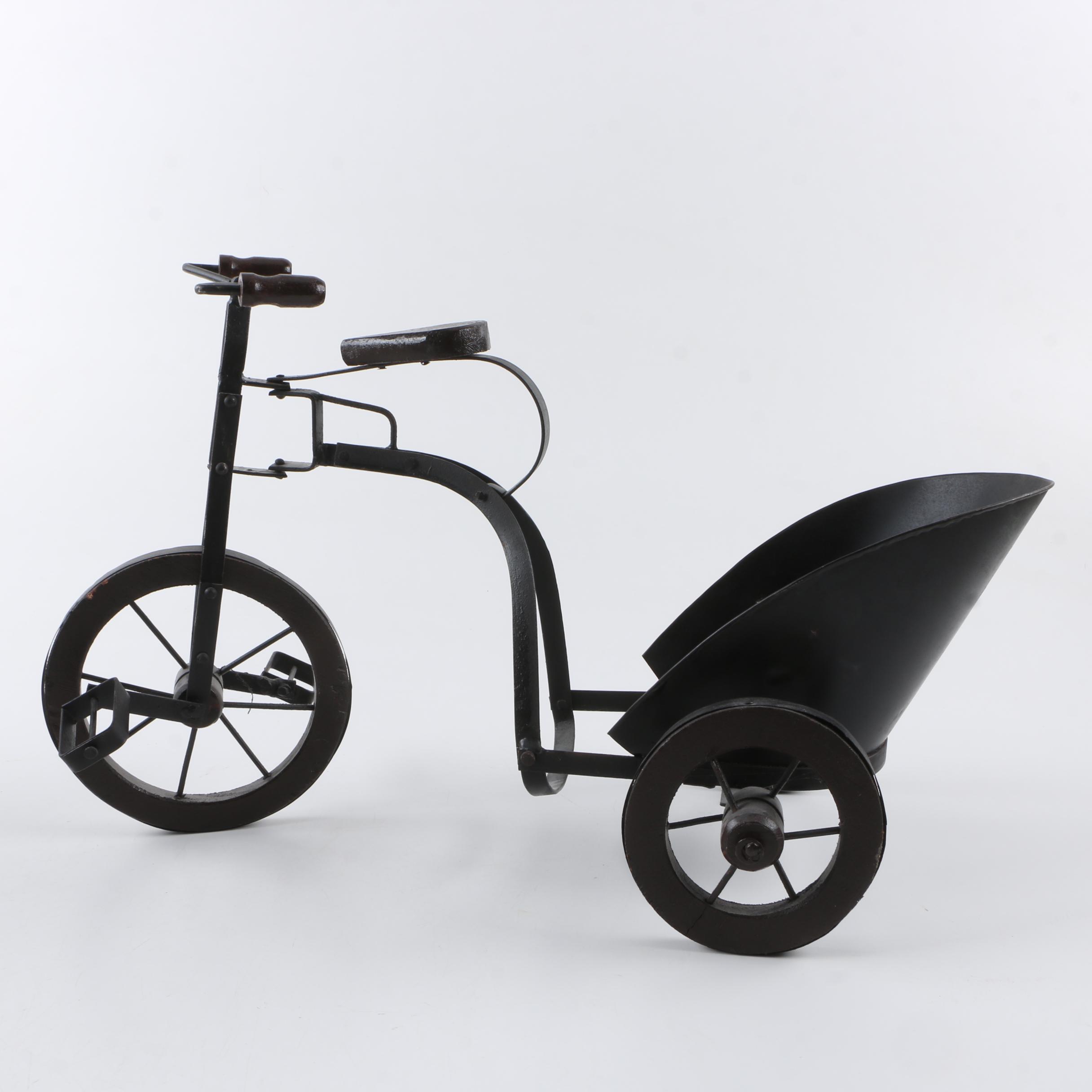 Vintage Doll Pram and Tricyle with Doll Cart