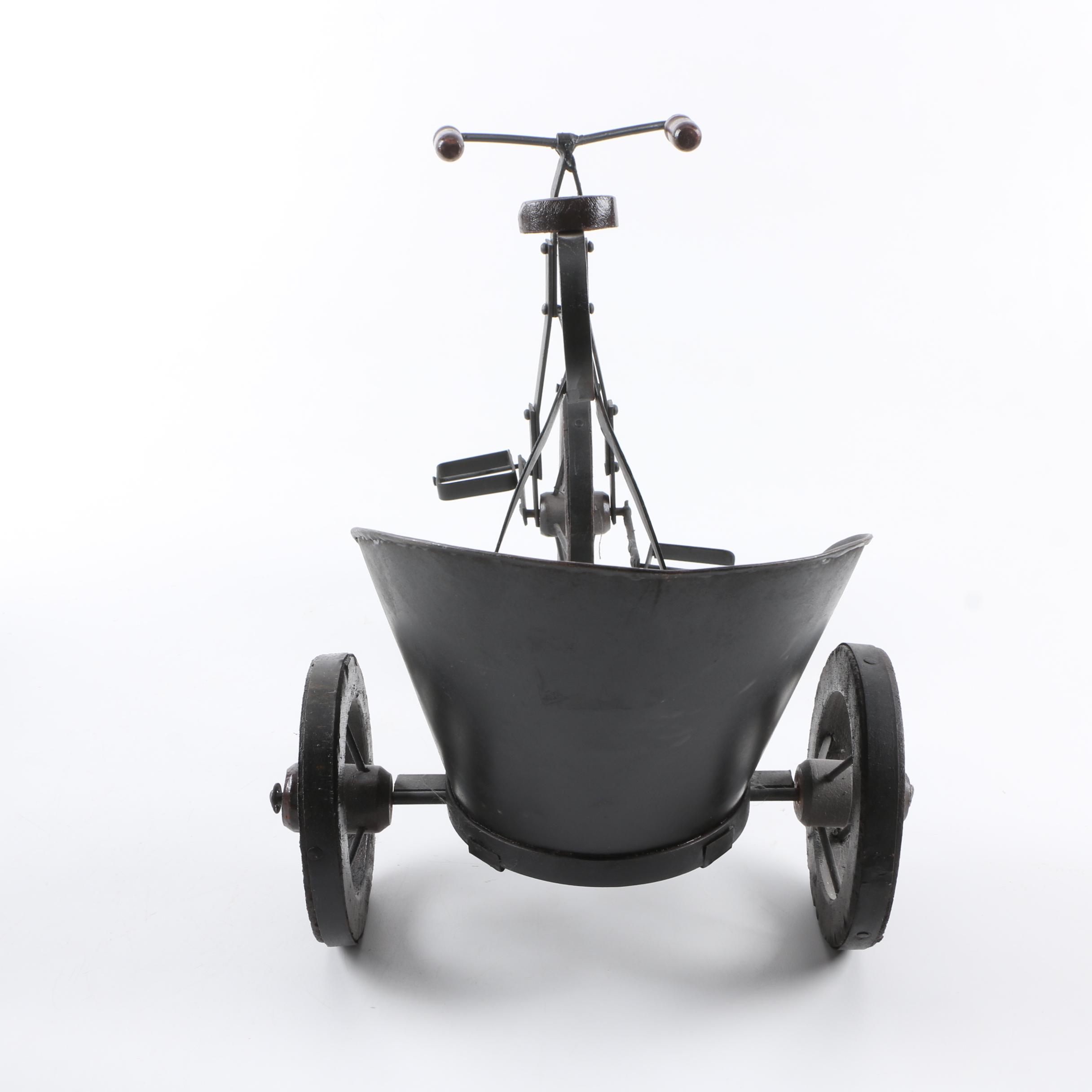 Vintage Doll Pram and Tricyle with Doll Cart