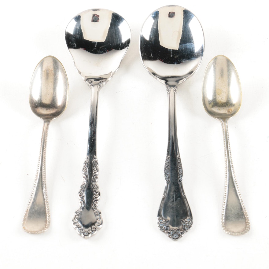 Oneida Stainless and Crown Silver Co. Silver-Plated Spoons