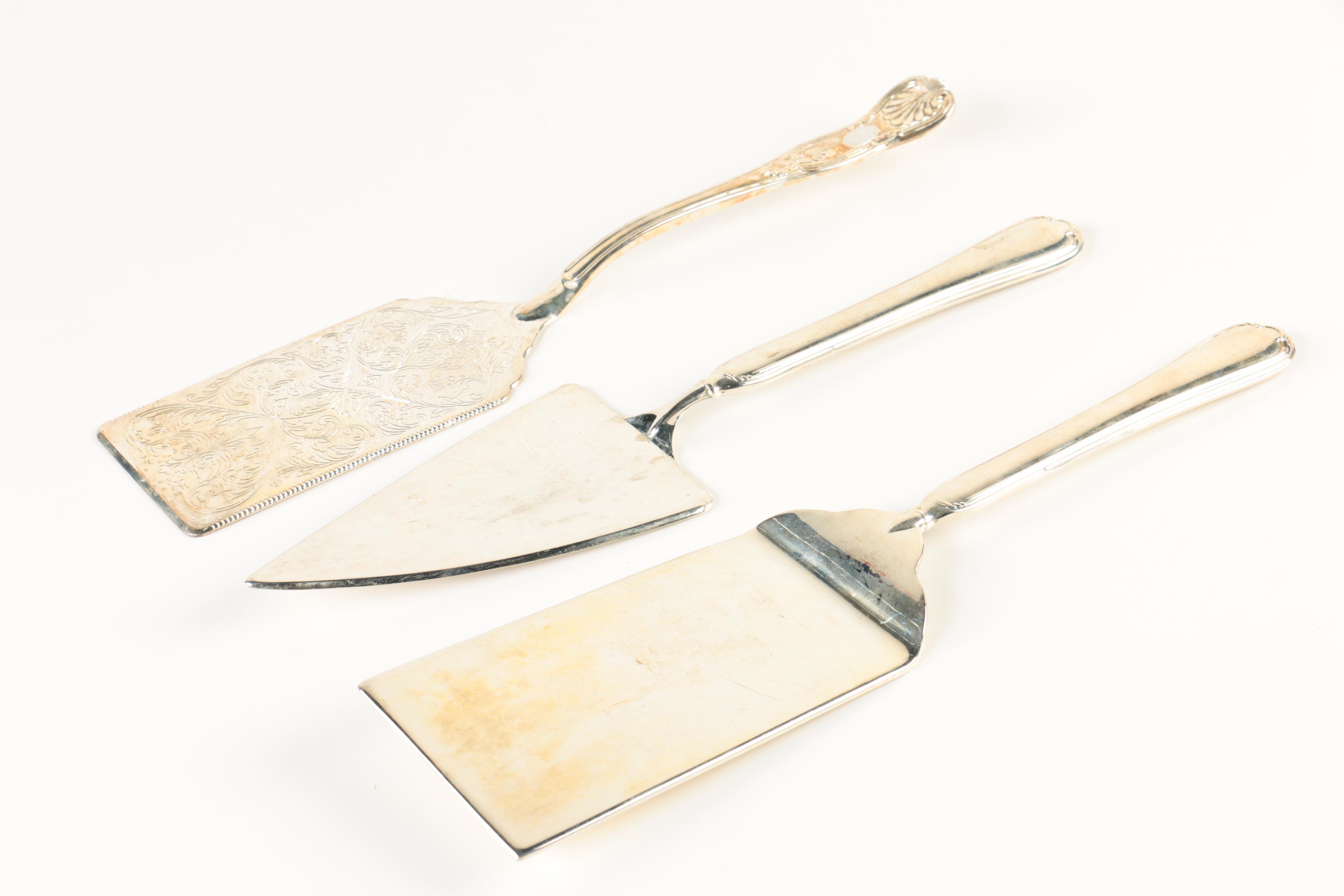 Hong Kong Silver Plate Casserole Server and Other Servers