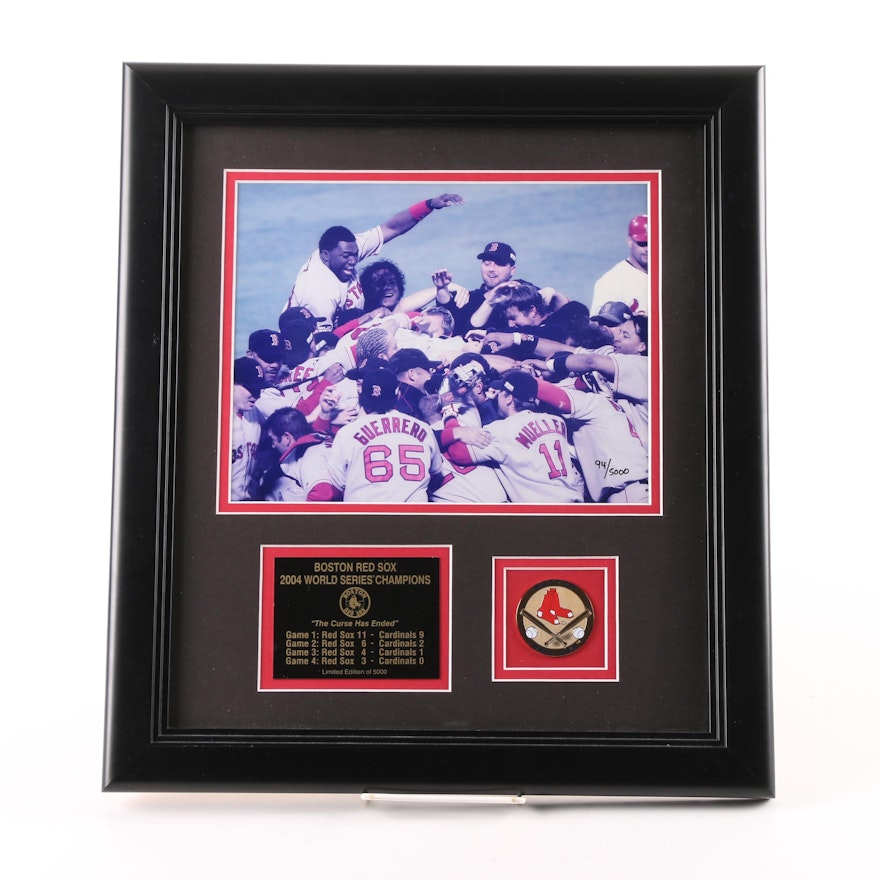 Boston Red Sox 2004 Limited Edition World Series Framed Photo Display