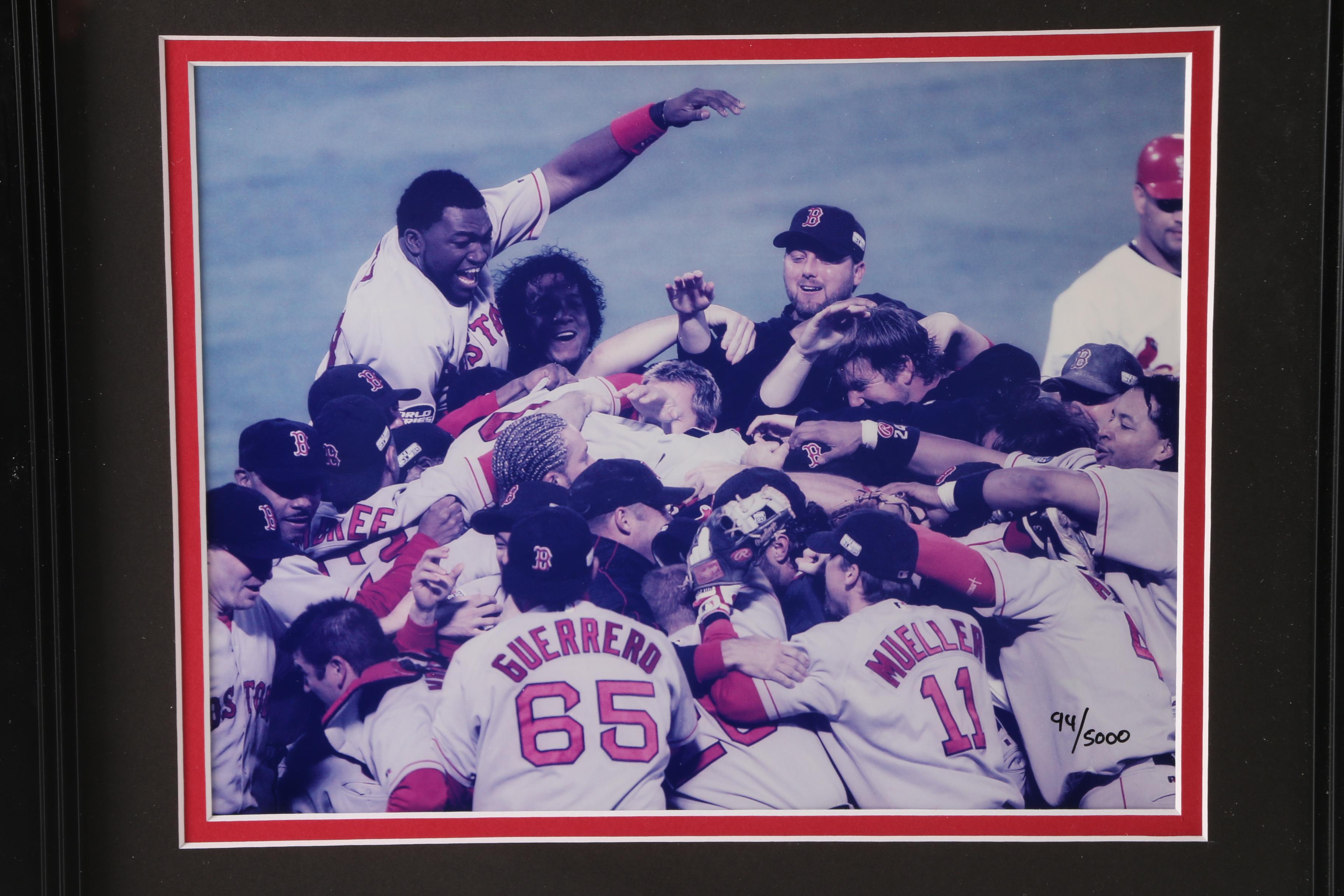 Boston Red Sox 2004 Limited Edition World Series Framed Photo Display