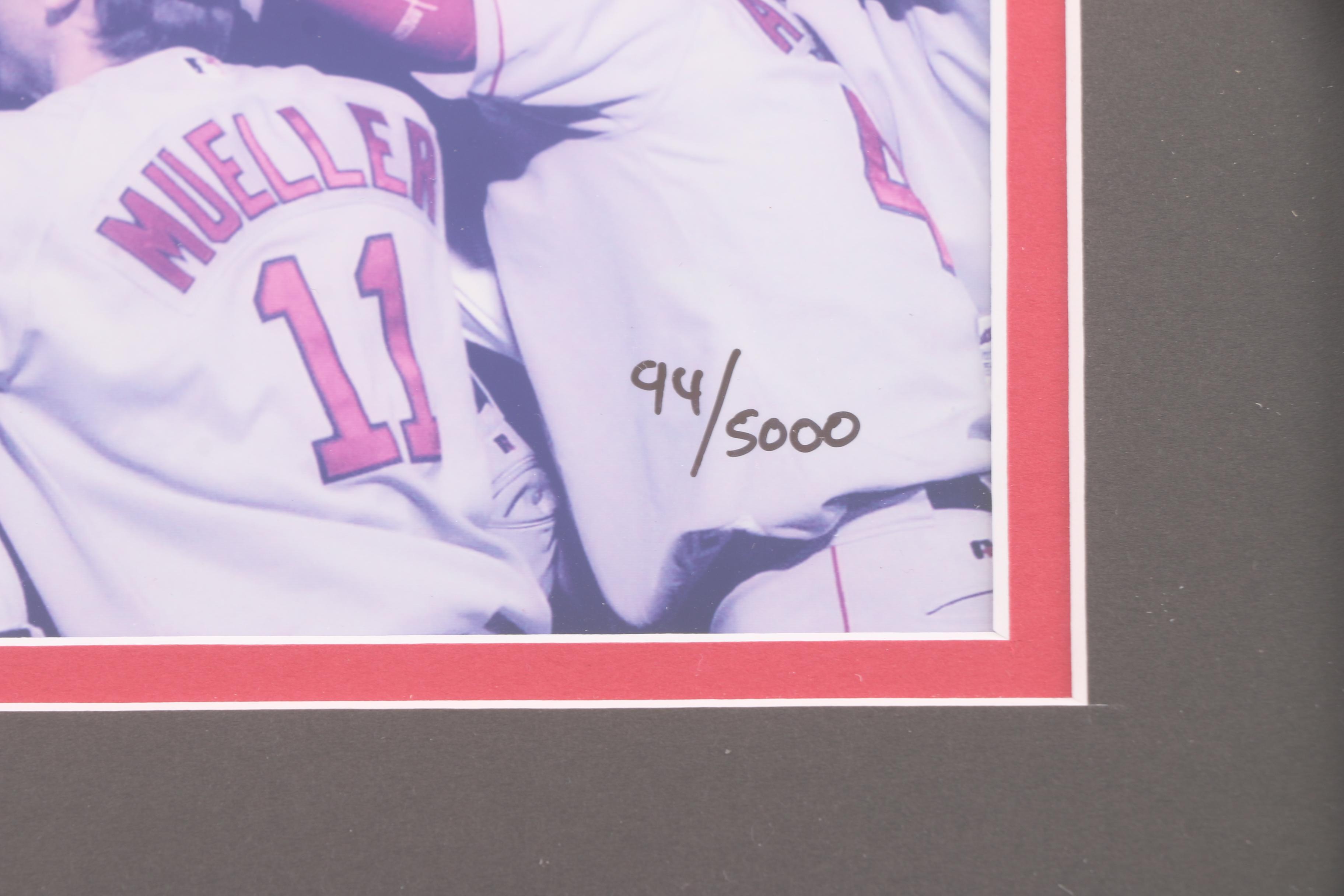 Boston Red Sox 2004 Limited Edition World Series Framed Photo Display