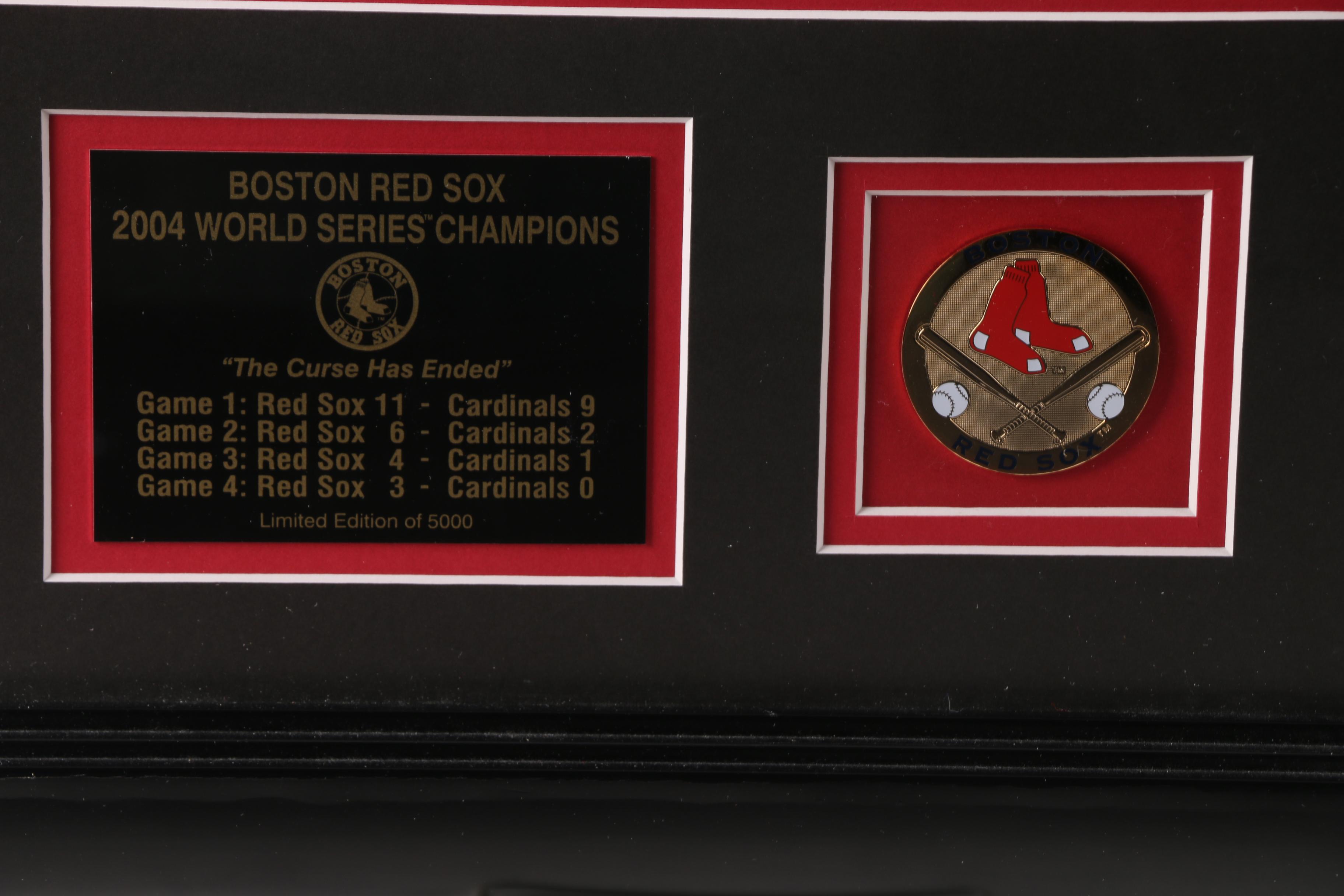 Boston Red Sox 2004 Limited Edition World Series Framed Photo Display