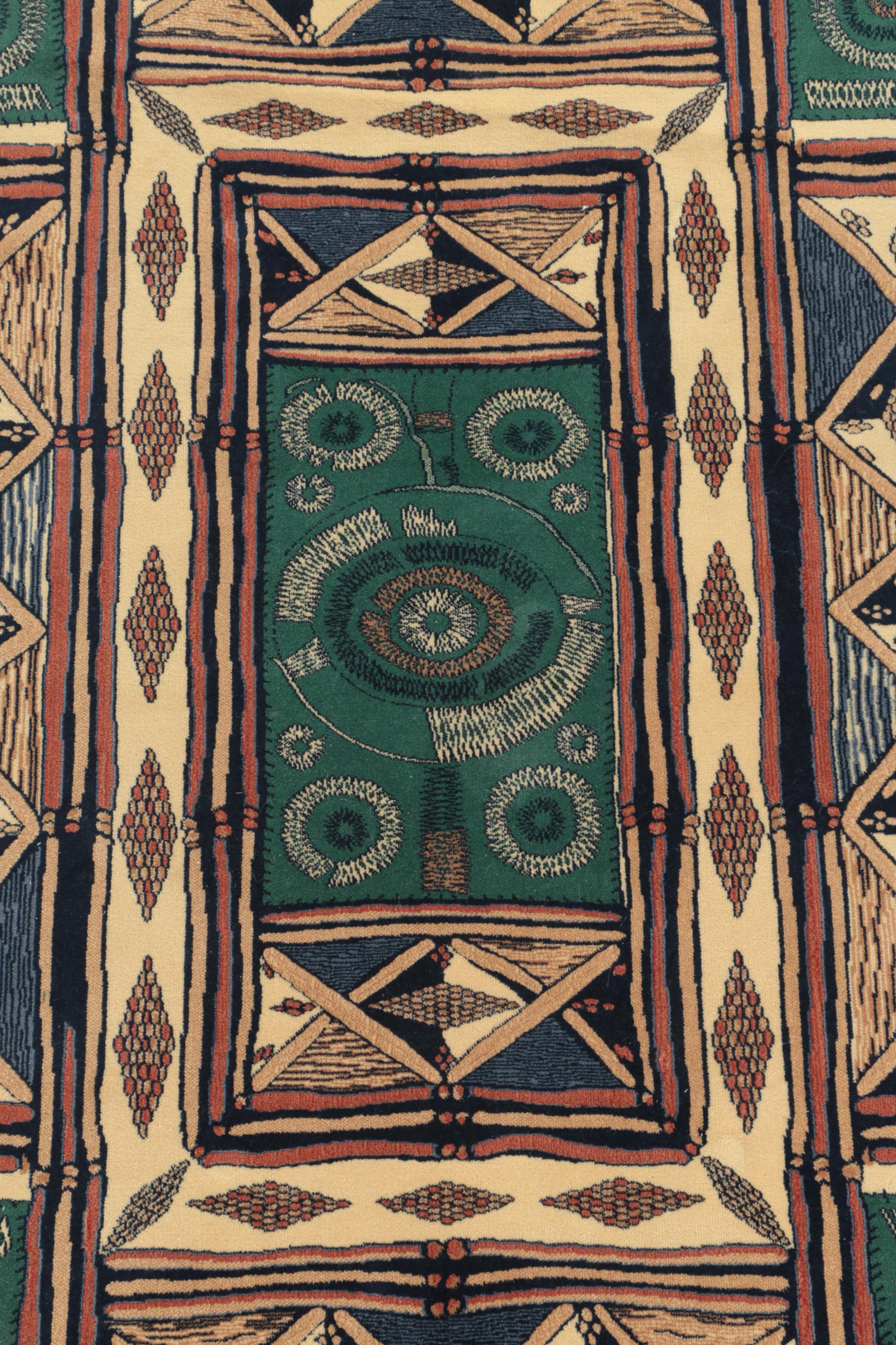 Power-Loomed Capel "Deco-Zula" Wool Area Rug