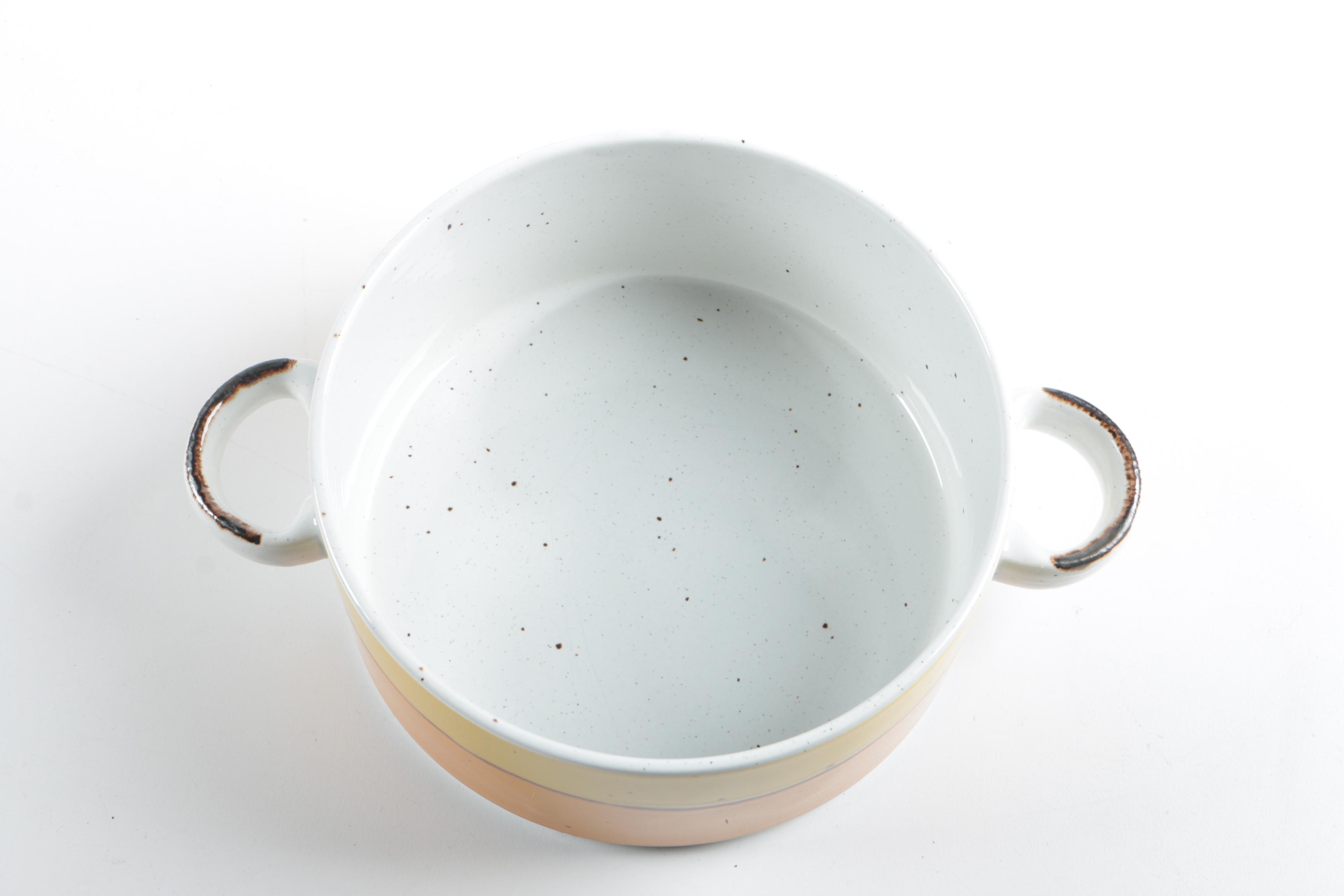 Vintage English Stonehenge Midwinter "Sun" Dinnerware and Serving Dishes 1973-86