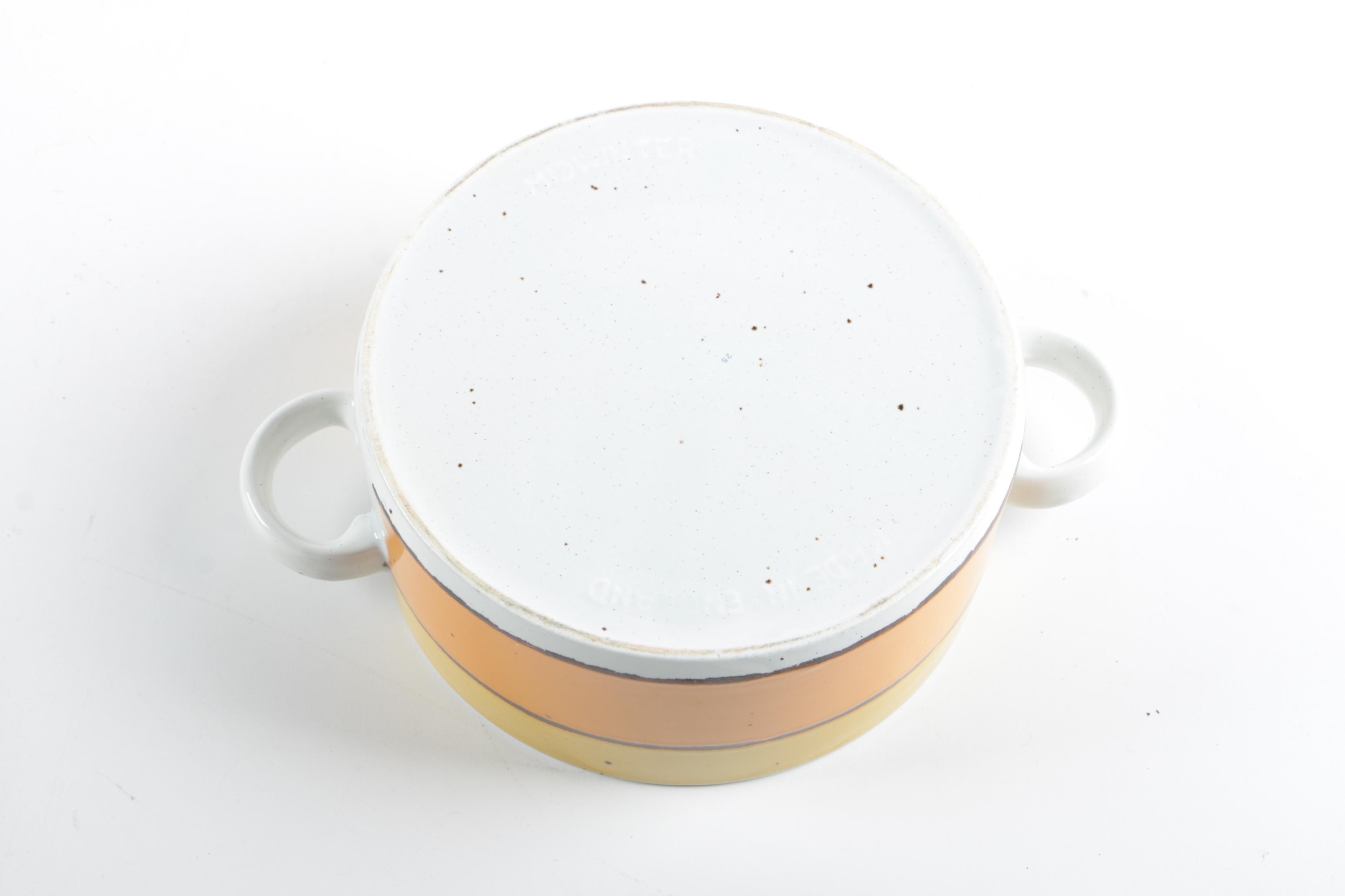 Vintage English Stonehenge Midwinter "Sun" Dinnerware and Serving Dishes 1973-86