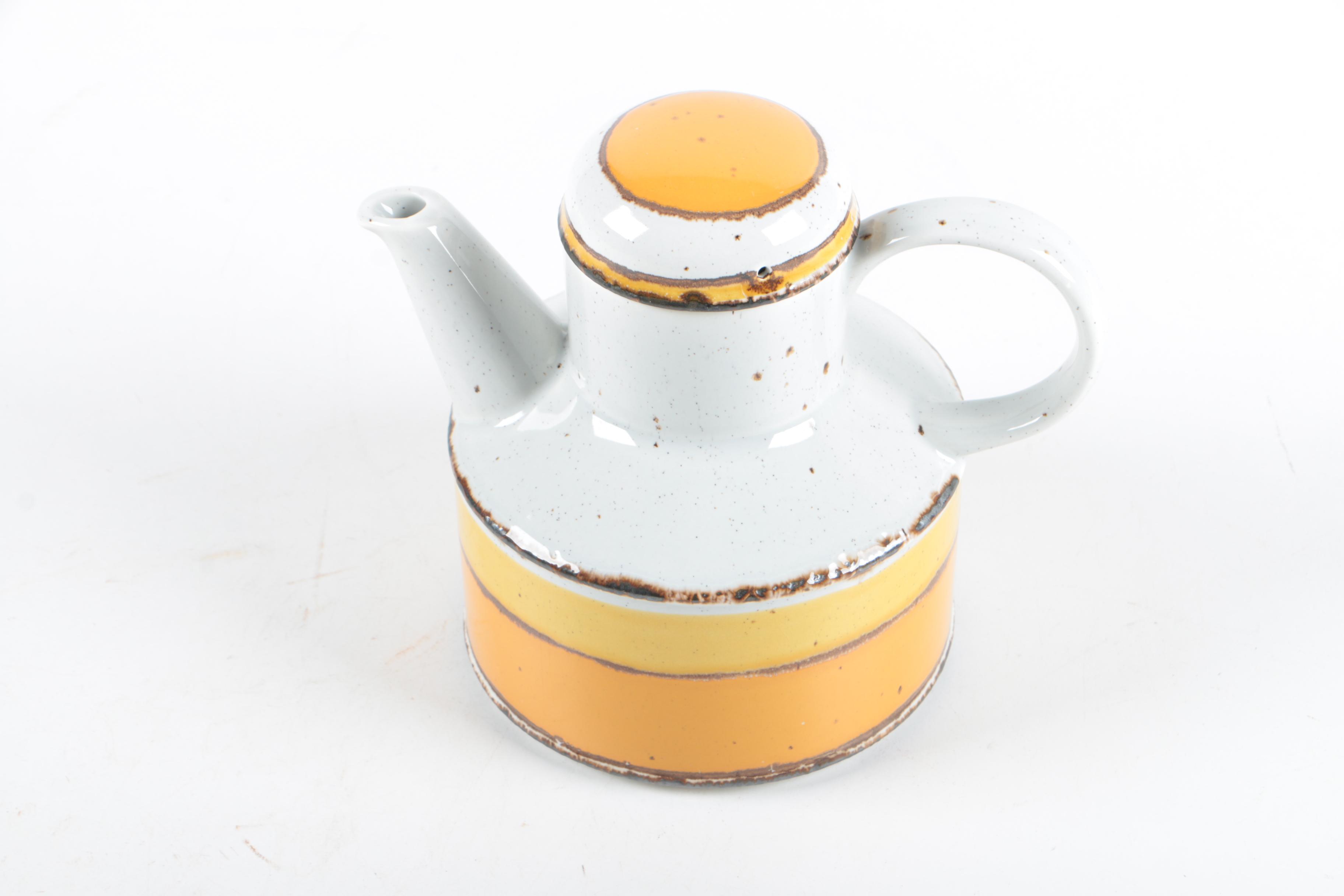 Vintage English Stonehenge Midwinter "Sun" Dinnerware and Serving Dishes 1973-86