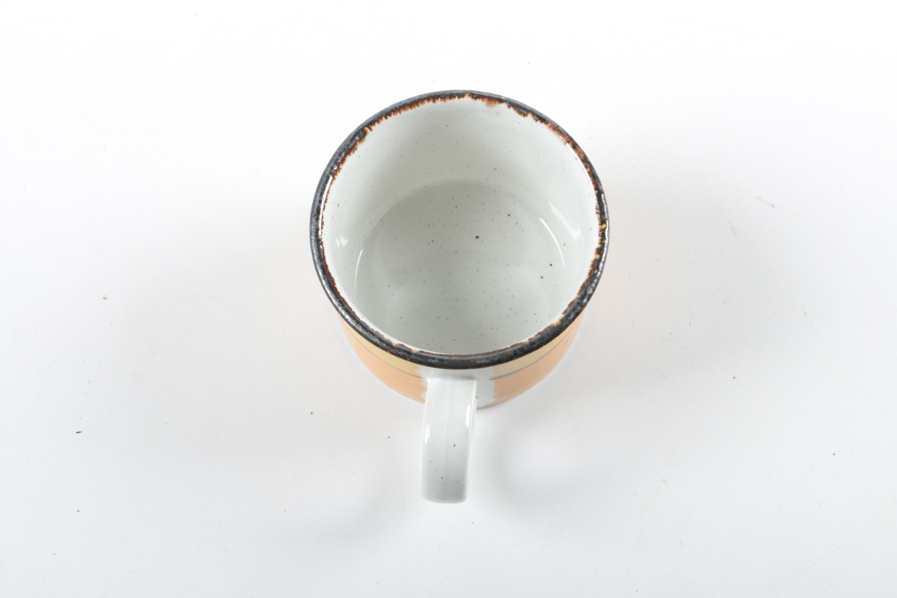 Vintage English Stonehenge Midwinter "Sun" Dinnerware and Serving Dishes 1973-86