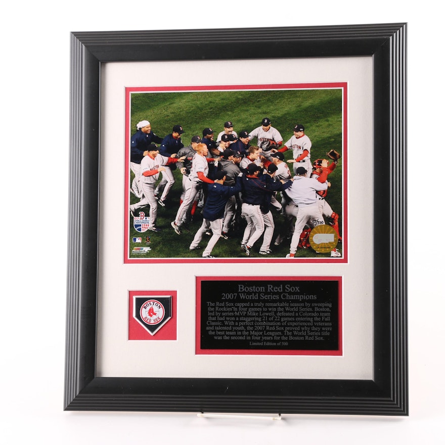 Boston Red Sox 2007 Limited Edition World Series Framed Photo Display