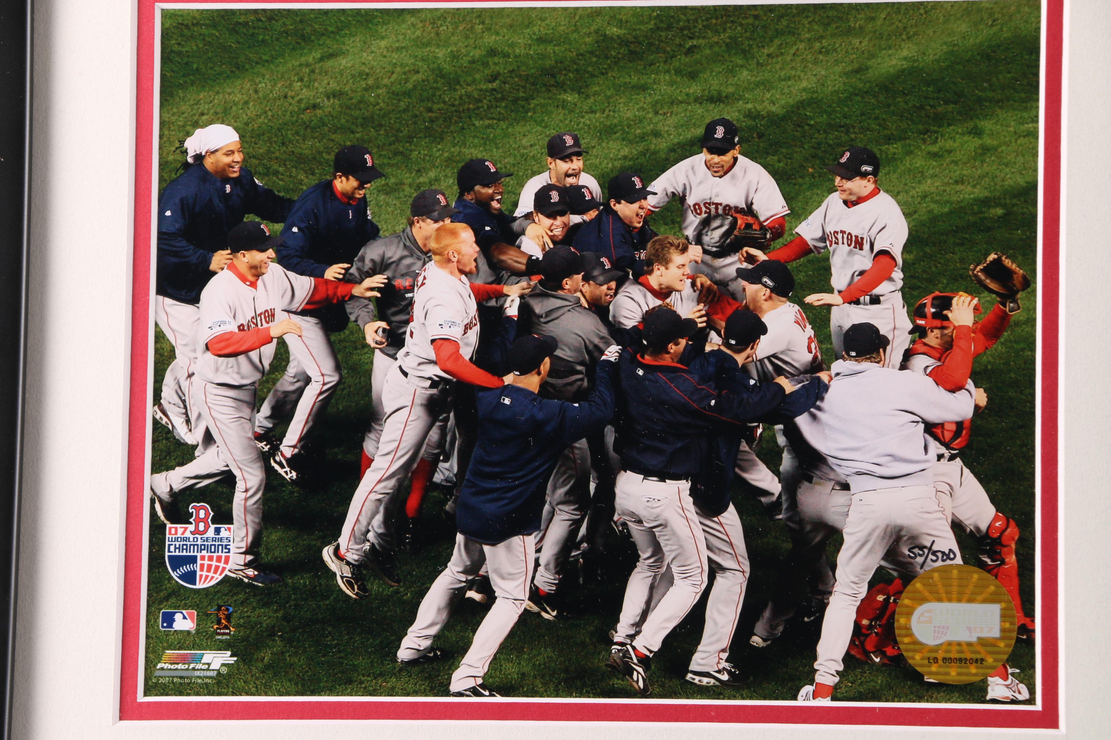 Boston Red Sox 2007 Limited Edition World Series Framed Photo Display