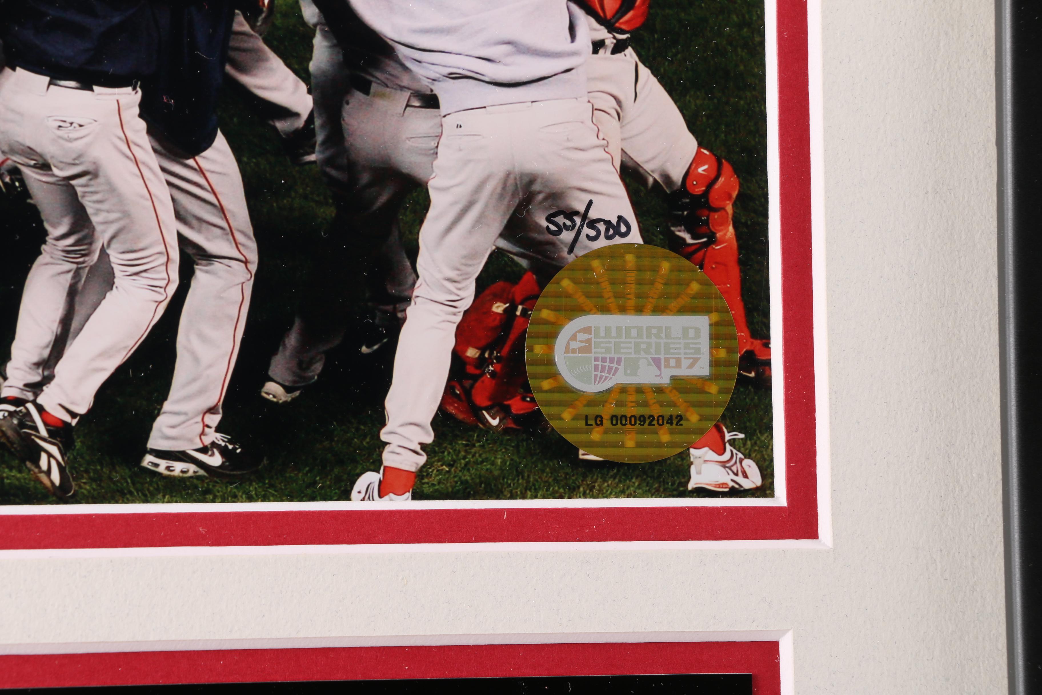 Boston Red Sox 2007 Limited Edition World Series Framed Photo Display
