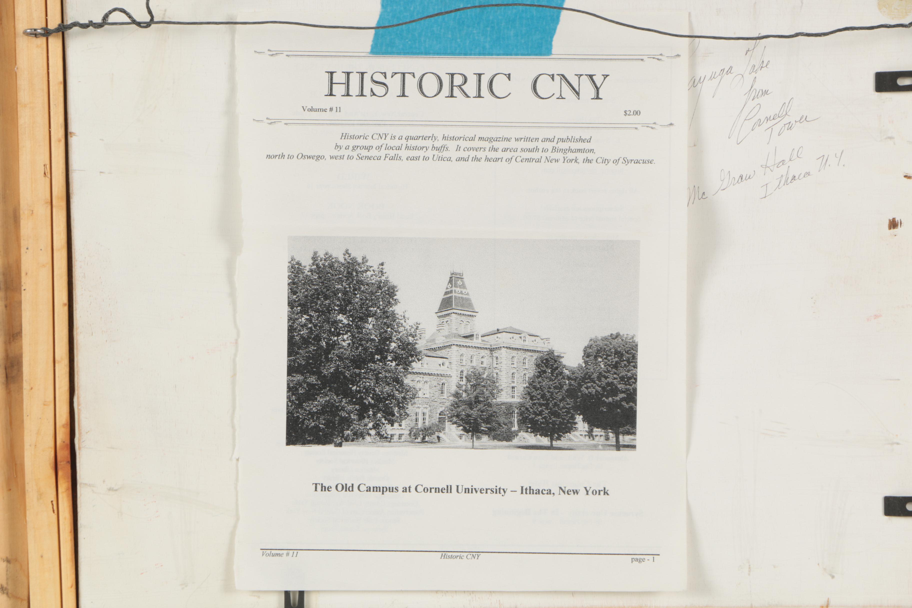 Oil Painting "Cayuga Lake from Cornell Tower"