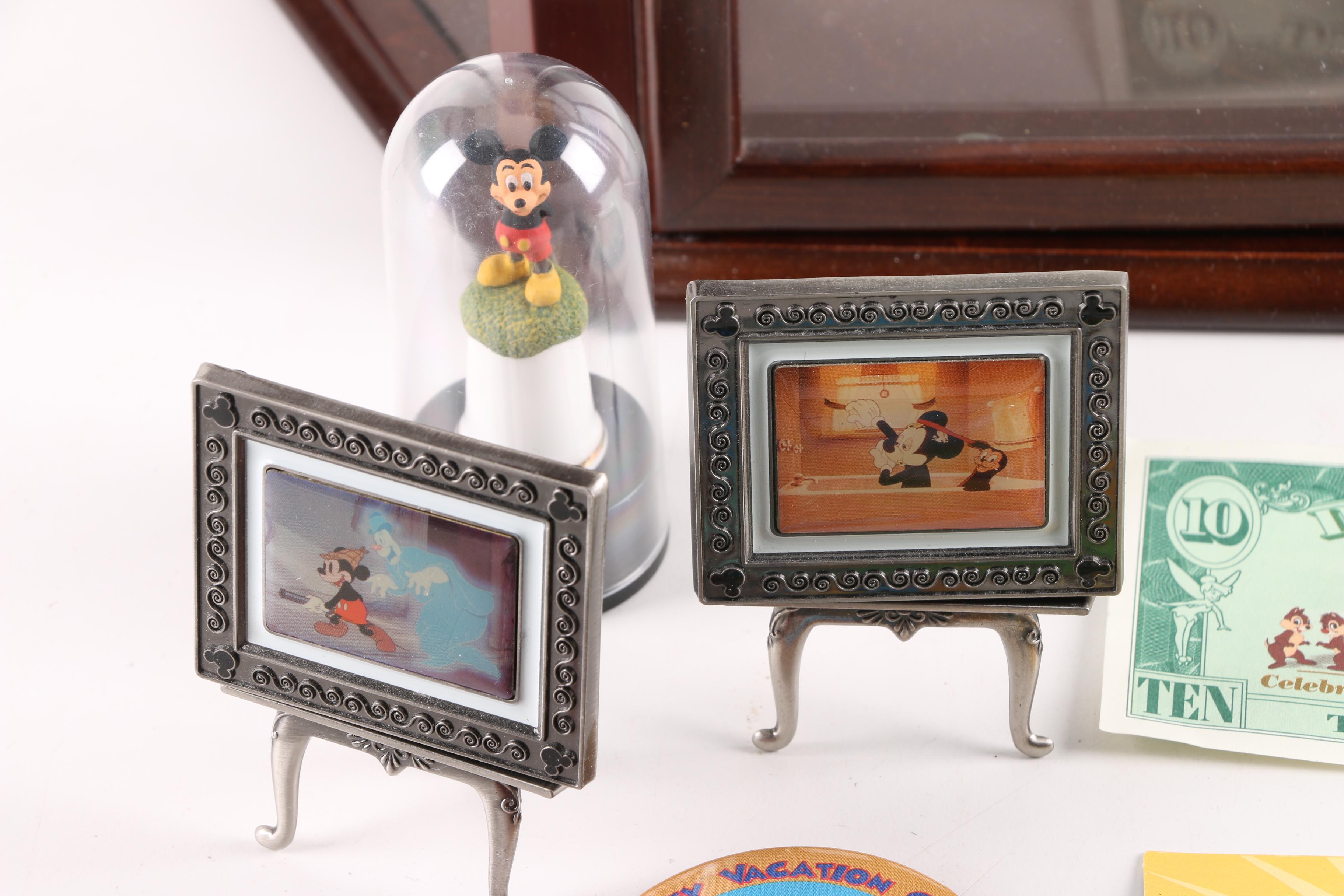 Display Cabinet with Disney and Other Collectibles