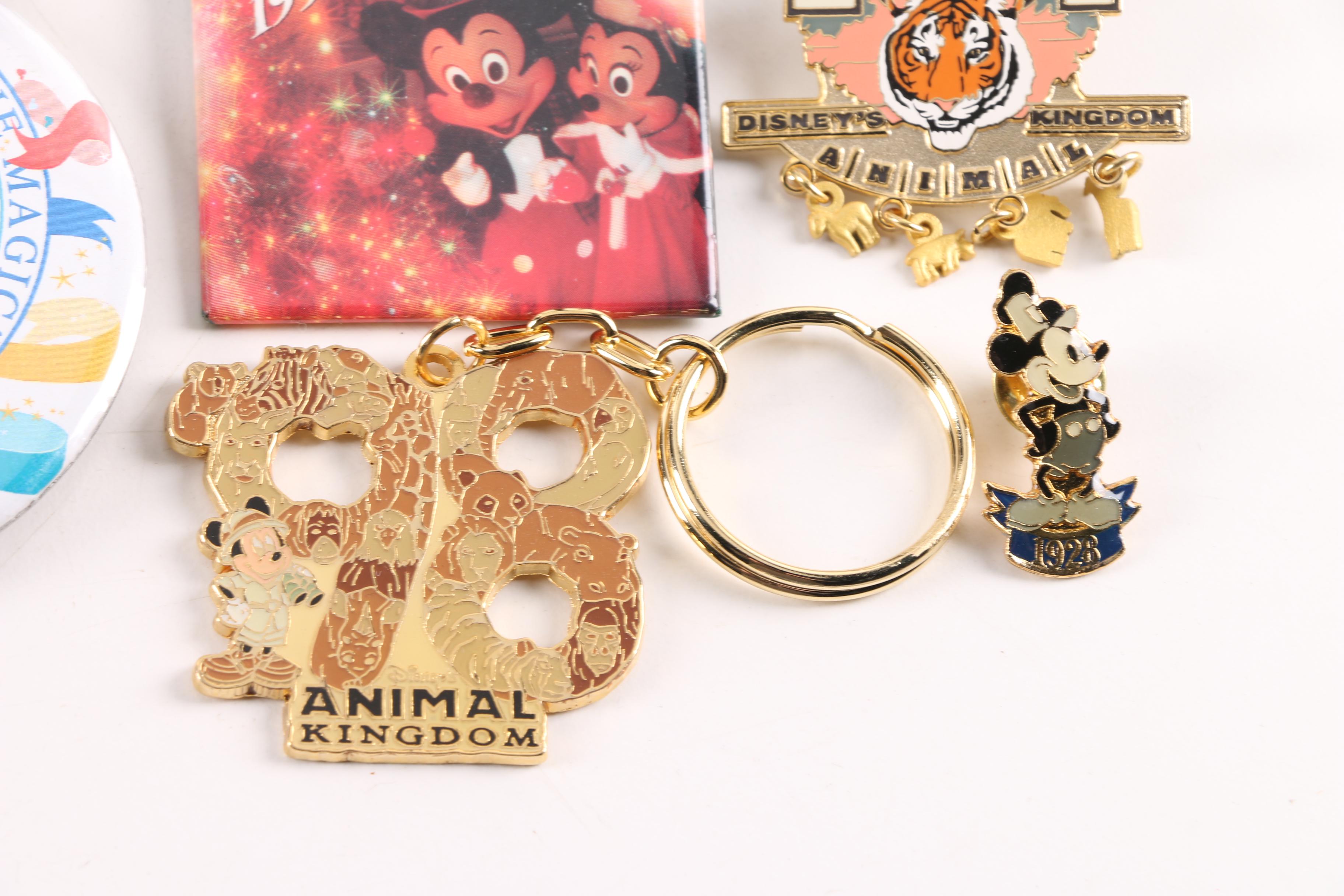 Display Cabinet with Disney and Other Collectibles