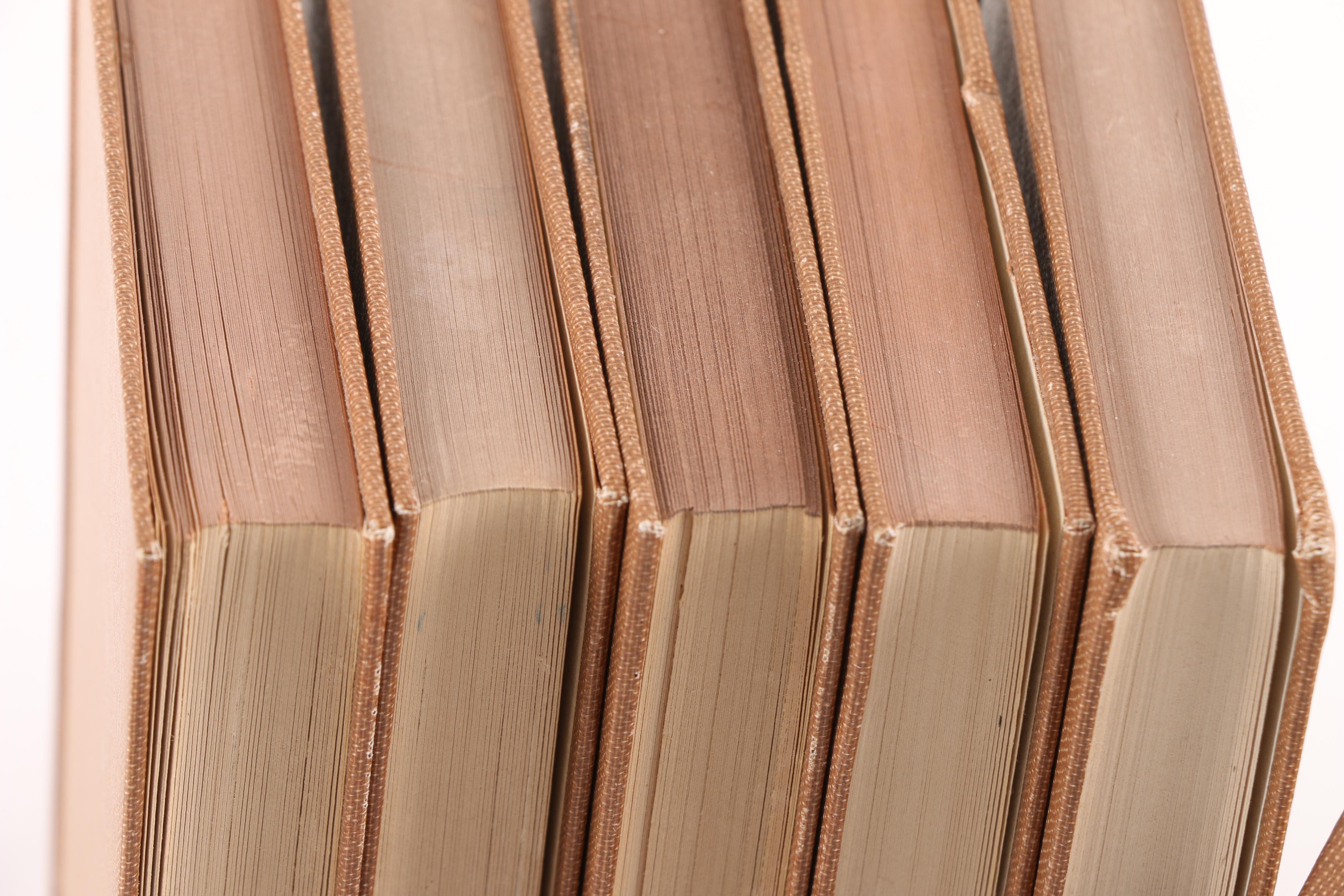 1919 "Four Minute Essays" by Dr. Frank Crane in Ten Volumes