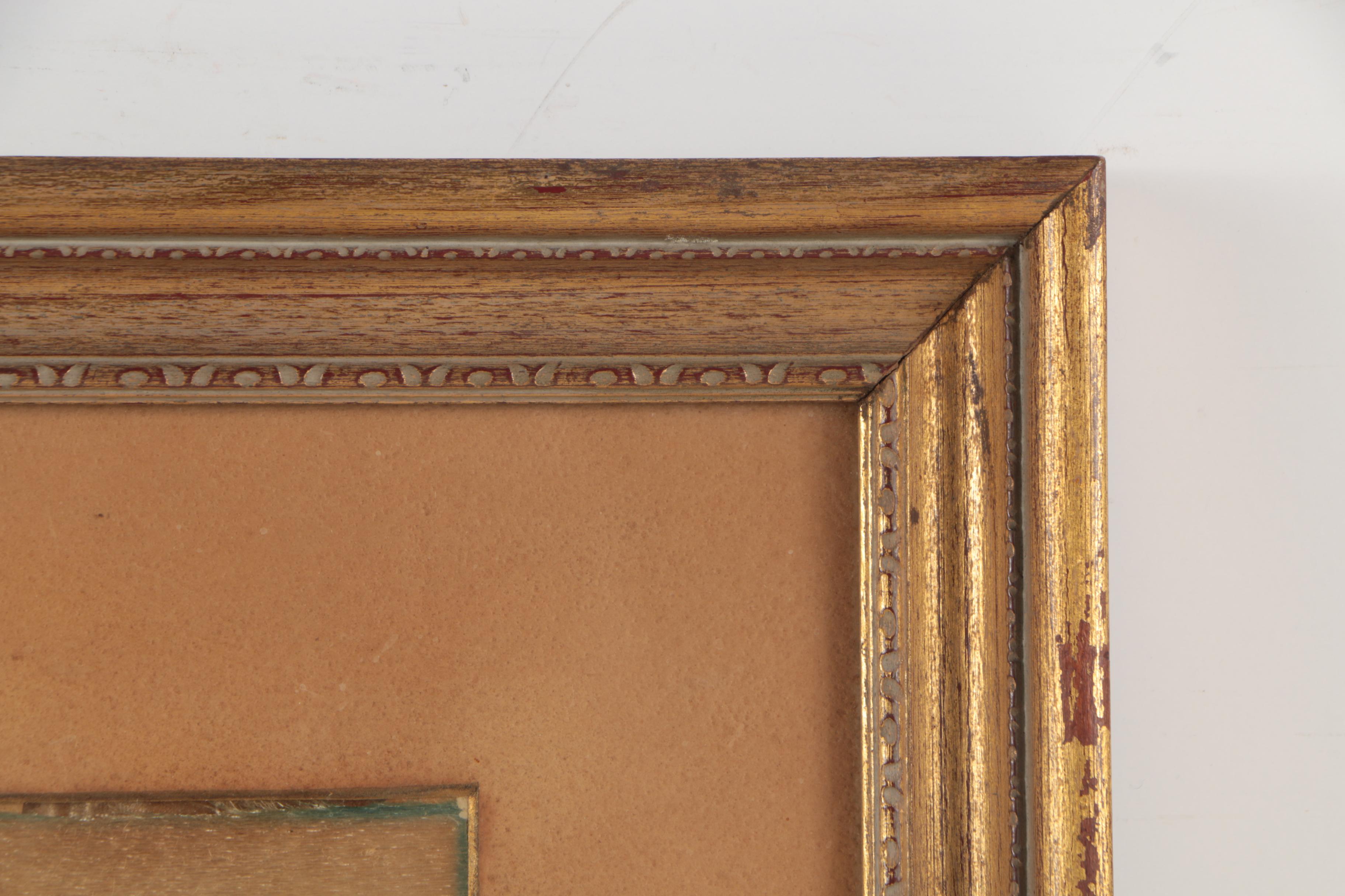 East Asian Silk Embroidery of a Pagoda in a Garden