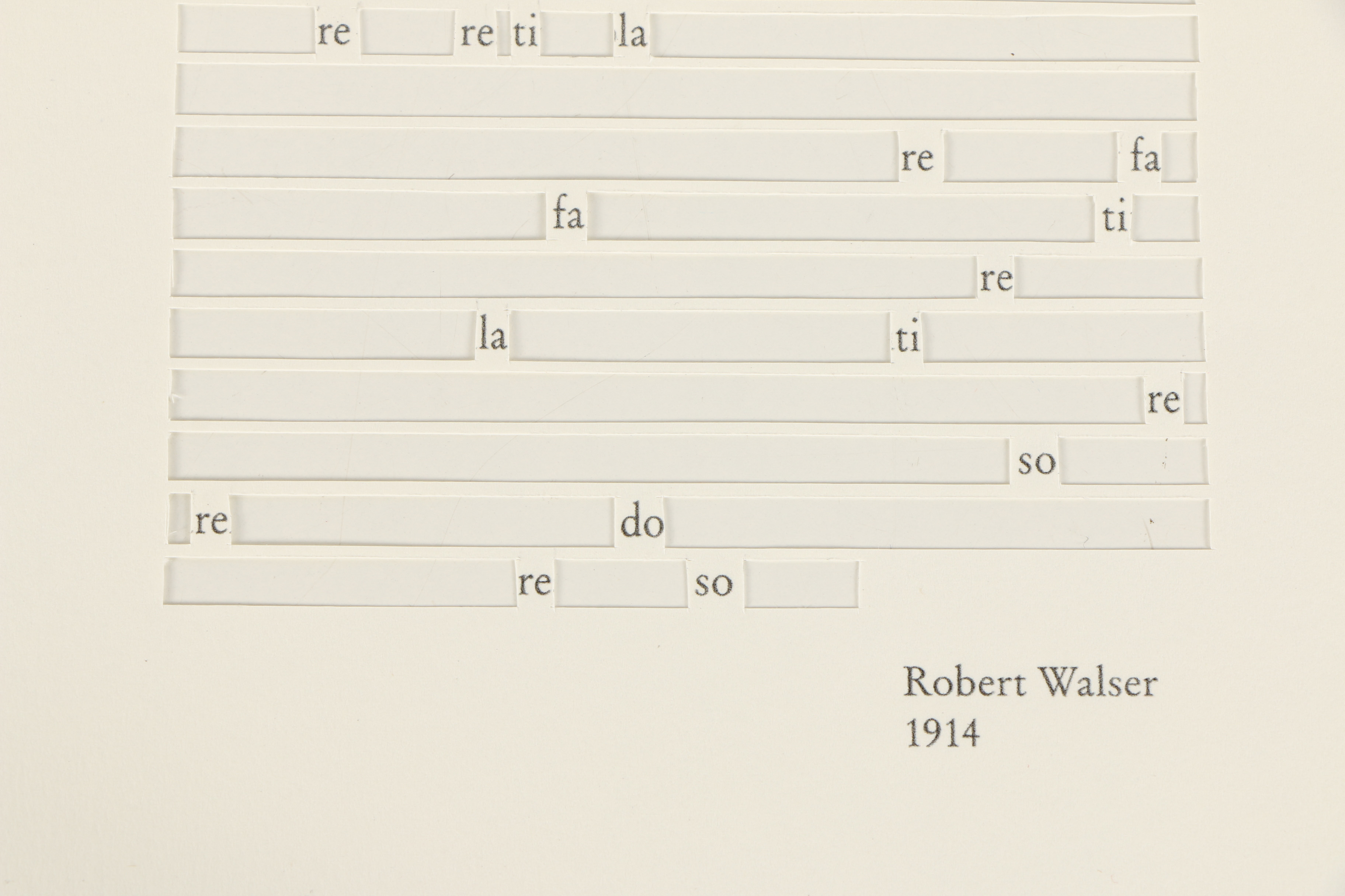 Jane Benson Hand-Cut Inkjet Print "A Little Ramble"