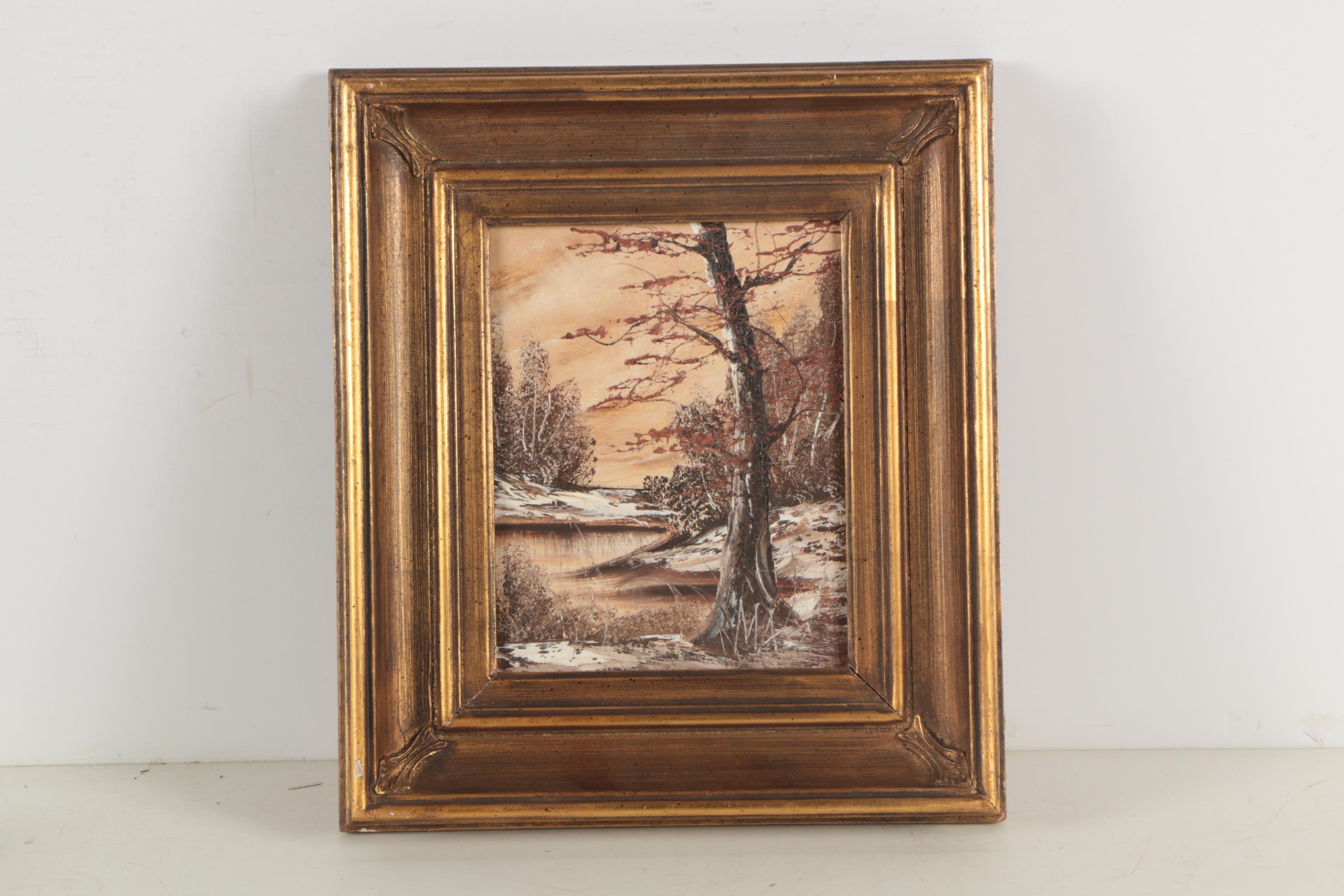 R. A. McIntyre Oil Paintings of Landscapes